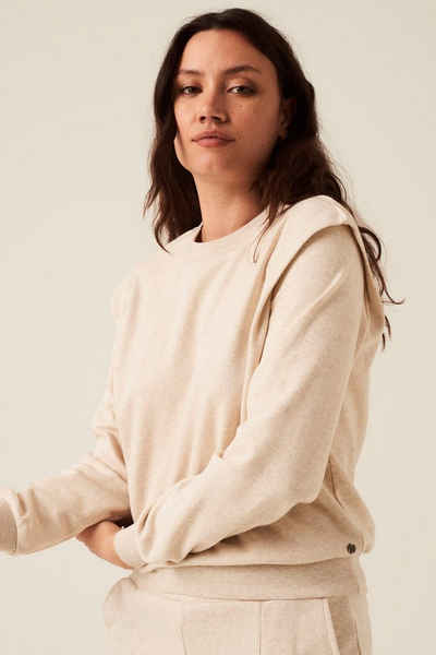 Garcia Sweater »L10261 - 1855-cream melee« mit rundem Ausschnitt