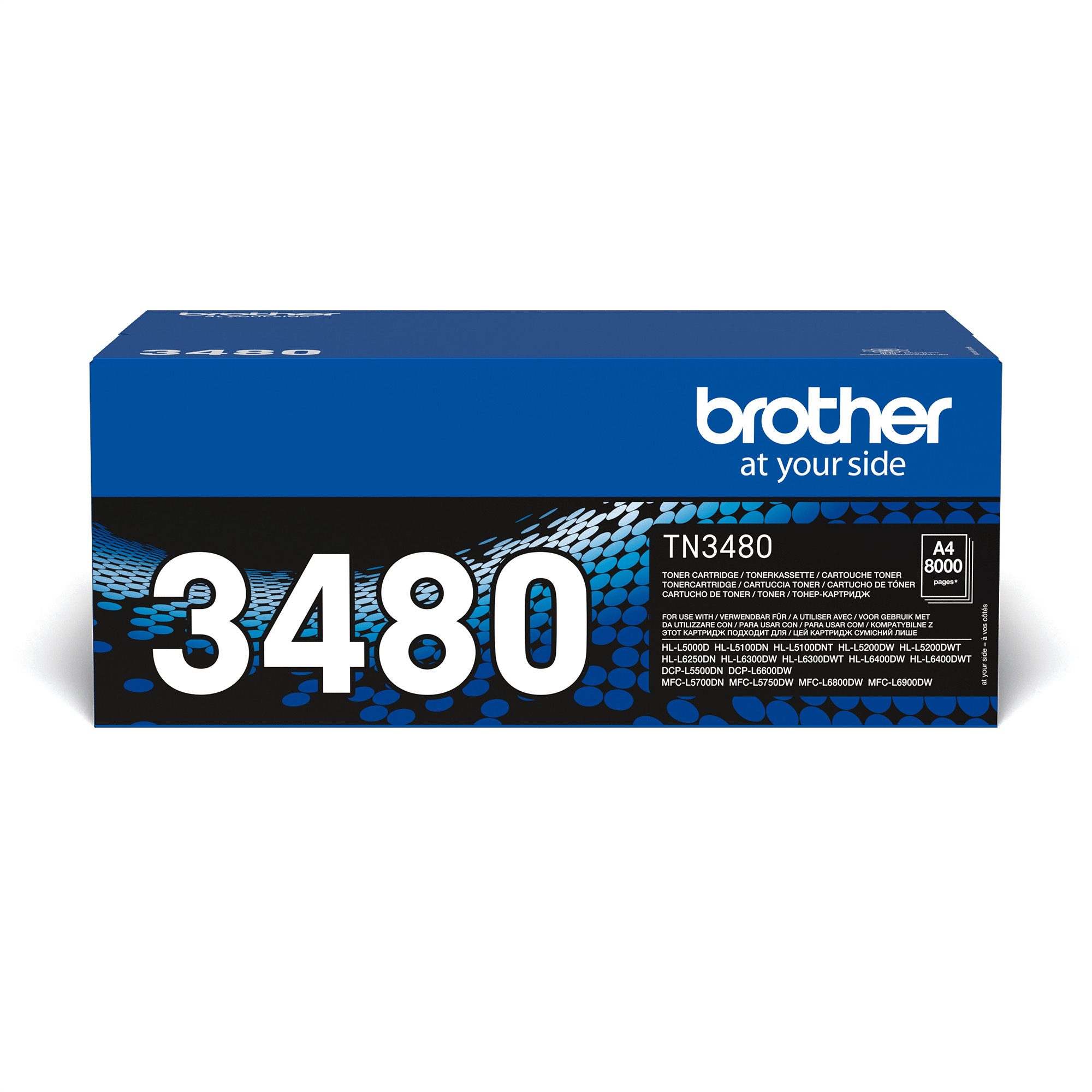 Brother Jumbo Toner TN-3480 Schwarz (ca. 8000 Seiten) Tintenpatrone