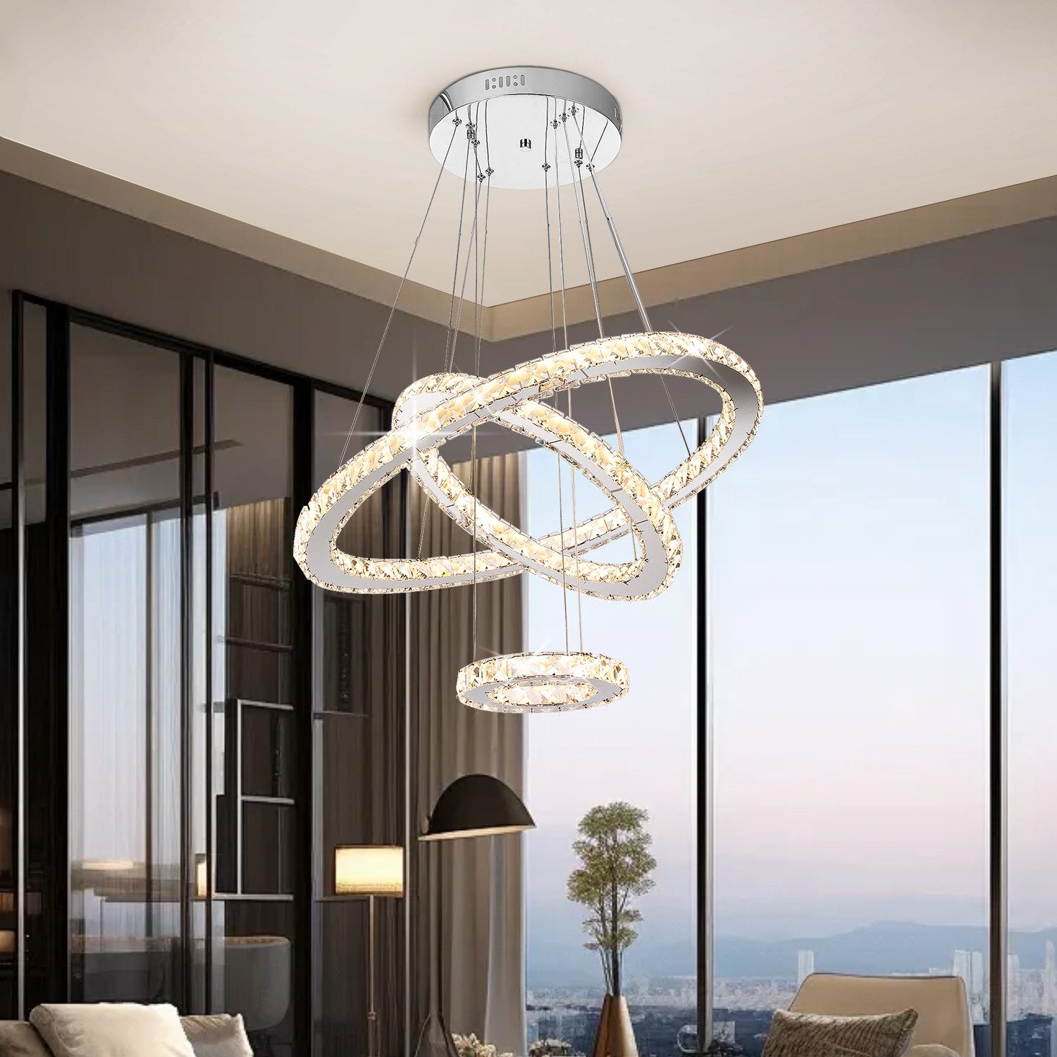 oyajia LED Pendelleuchte Moderne LED Deckenlampe günstig online kaufen