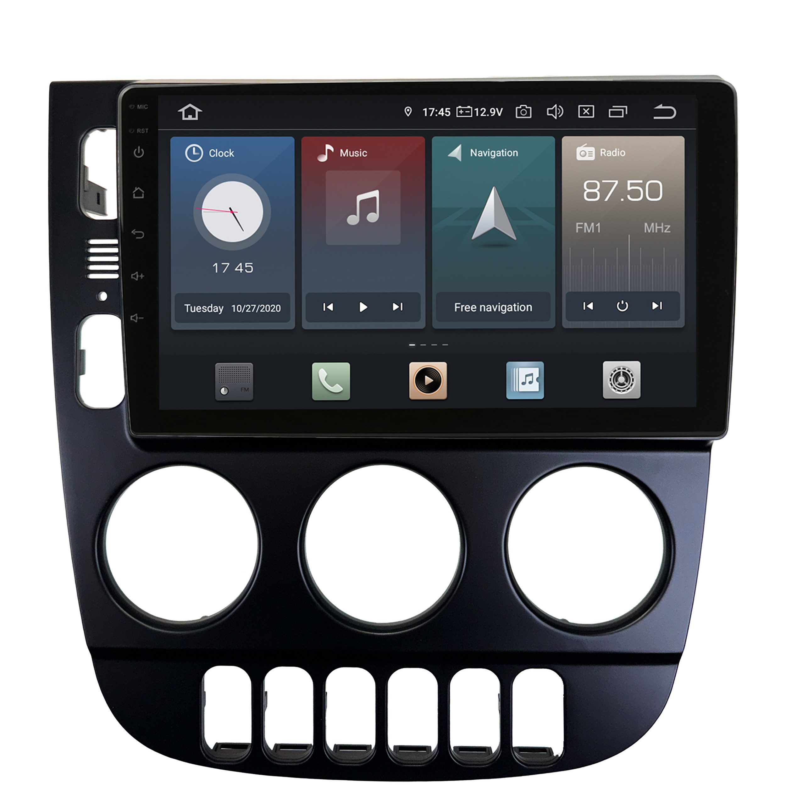 TAFFIO Für Mercedes ML W163 Klimaautomatik 9" Touch Android Autoradio CarPlay Einbau-Navigationsgerät