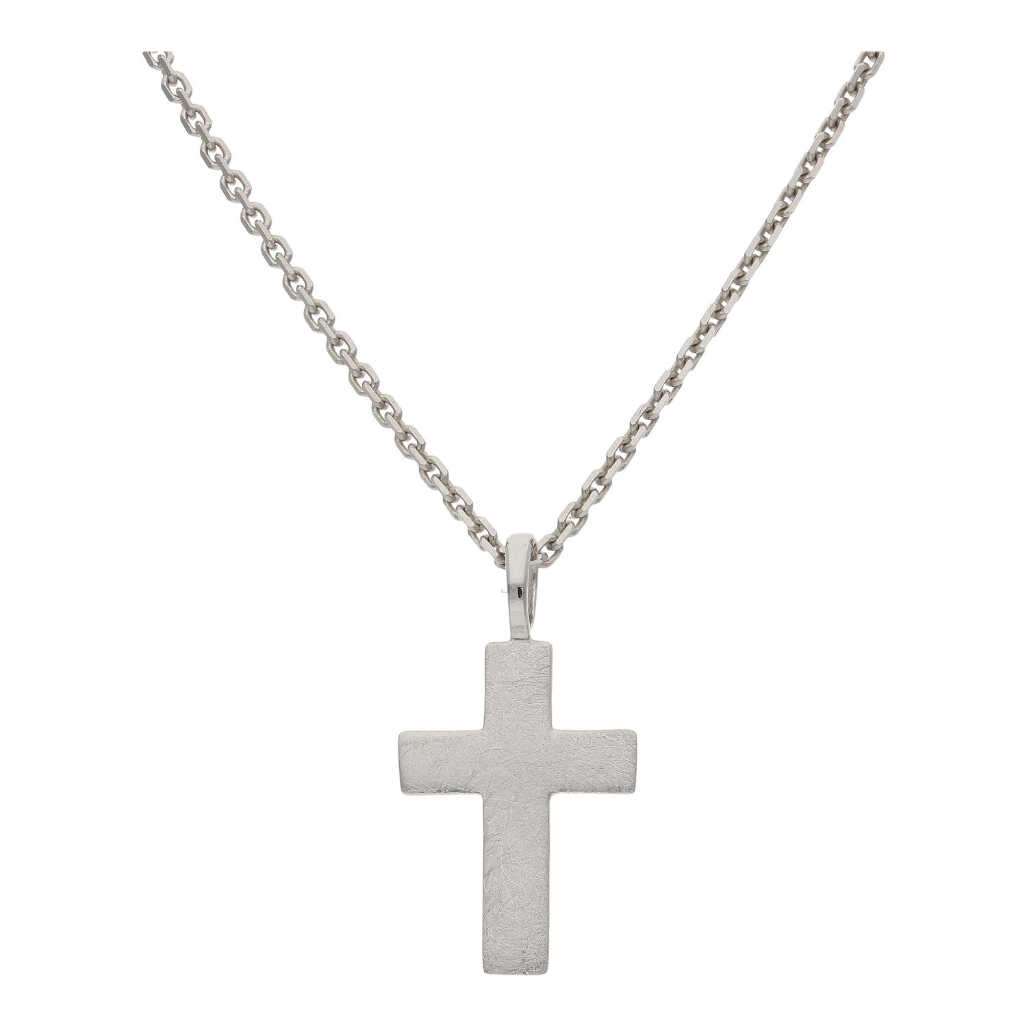 Kreuzanhänger Kreuz Anhänger Silber 925 strukturiert JL20-02-1369 JuwelmaLux