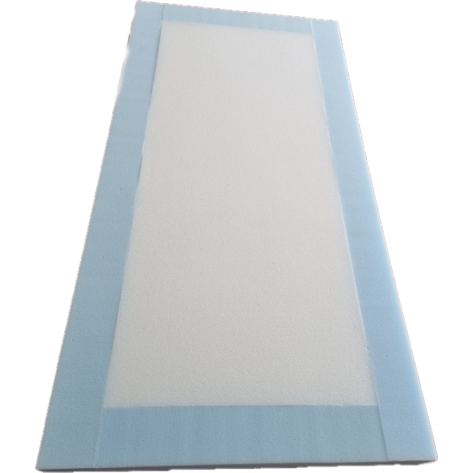 homesti Polsterauflage Polster 120 x 60 x 8 cm Schaumstoffplatte Polsterung mit Trittkante, lässt sich problemlos zuschneiden (Cuttermesser, Tepichmesser)