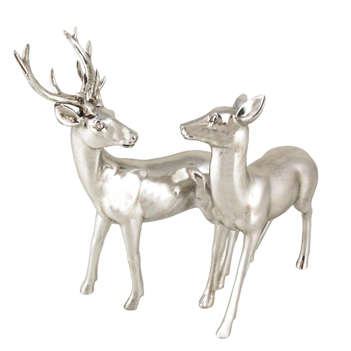 440s Dekoobjekt 440s 2er-Set Hirsch und Hirschkuh stehend (Paar) günstig online kaufen