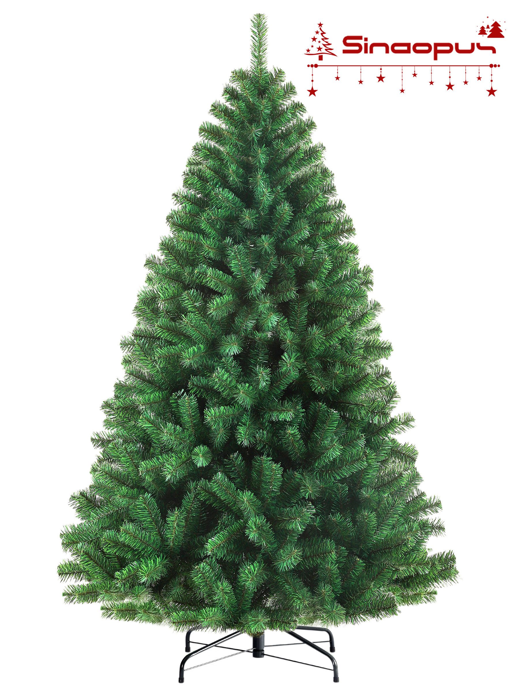 Sinaopus Künstlicher Weihnachtsbaum 210cm, Tannenbaum aus PVC, Weihnachtsba günstig online kaufen