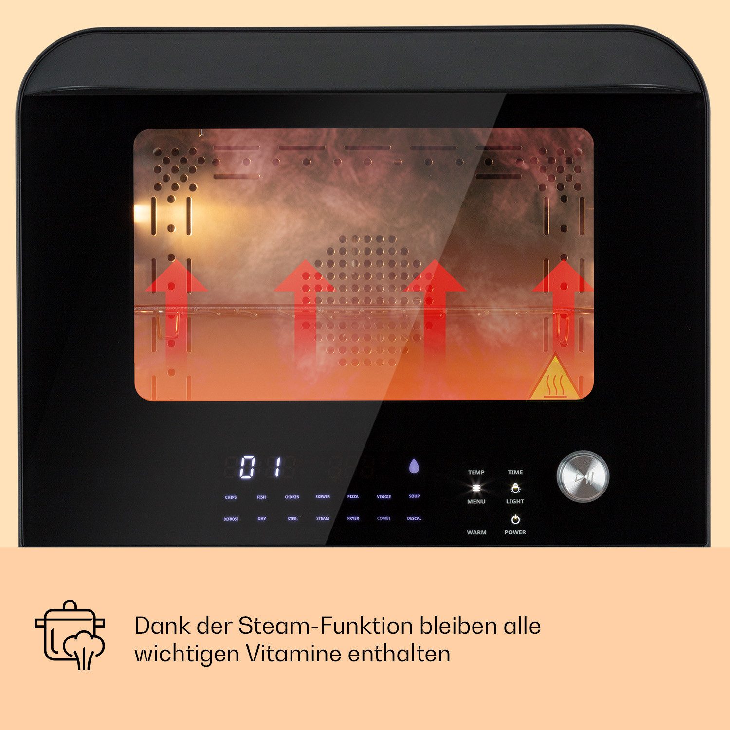 Klarstein Heißluftfritteuse, 2450 W