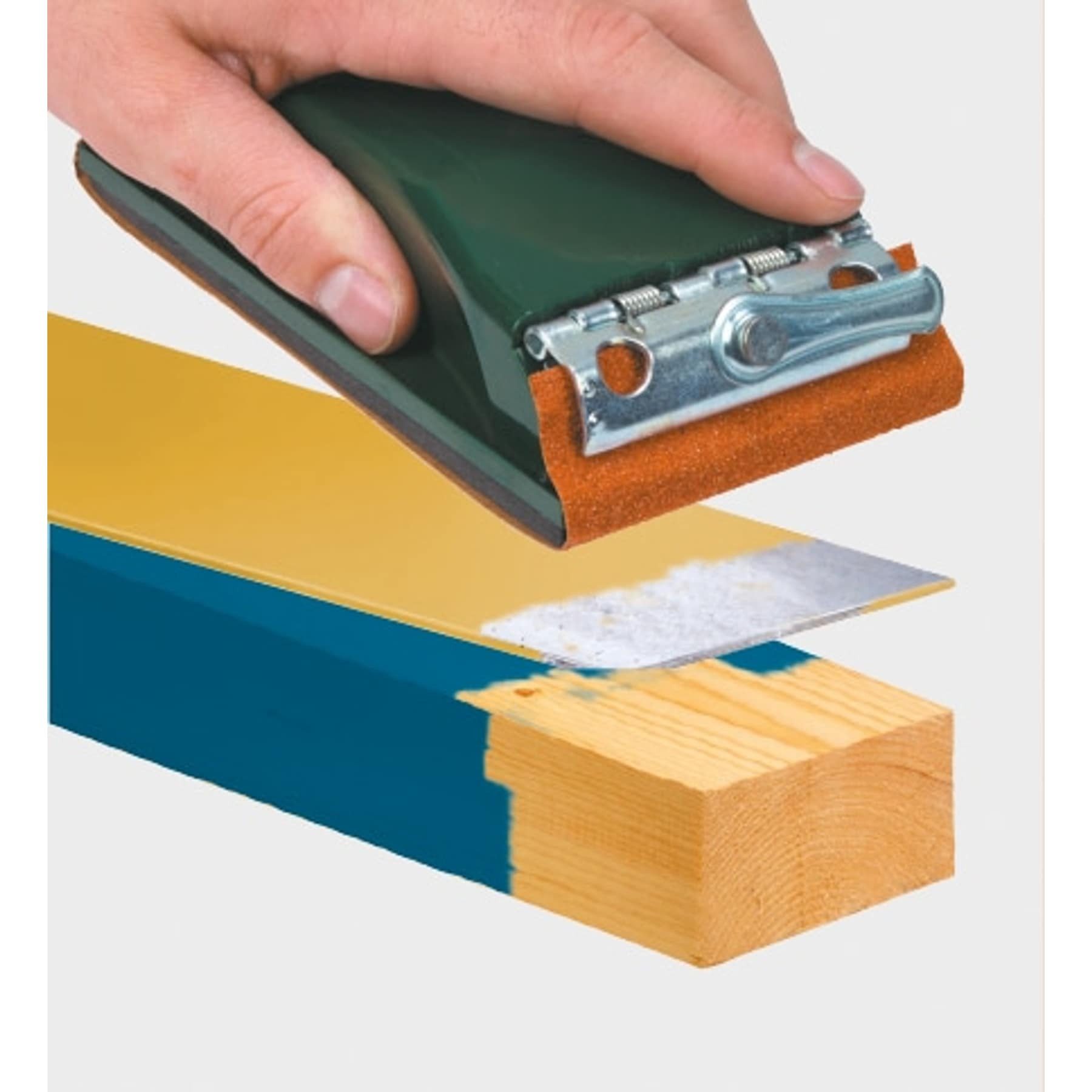 kwb Schleifpapier KWB Handschleifer-Set, 485170, Handschleifer & 50 Schleifstreifen