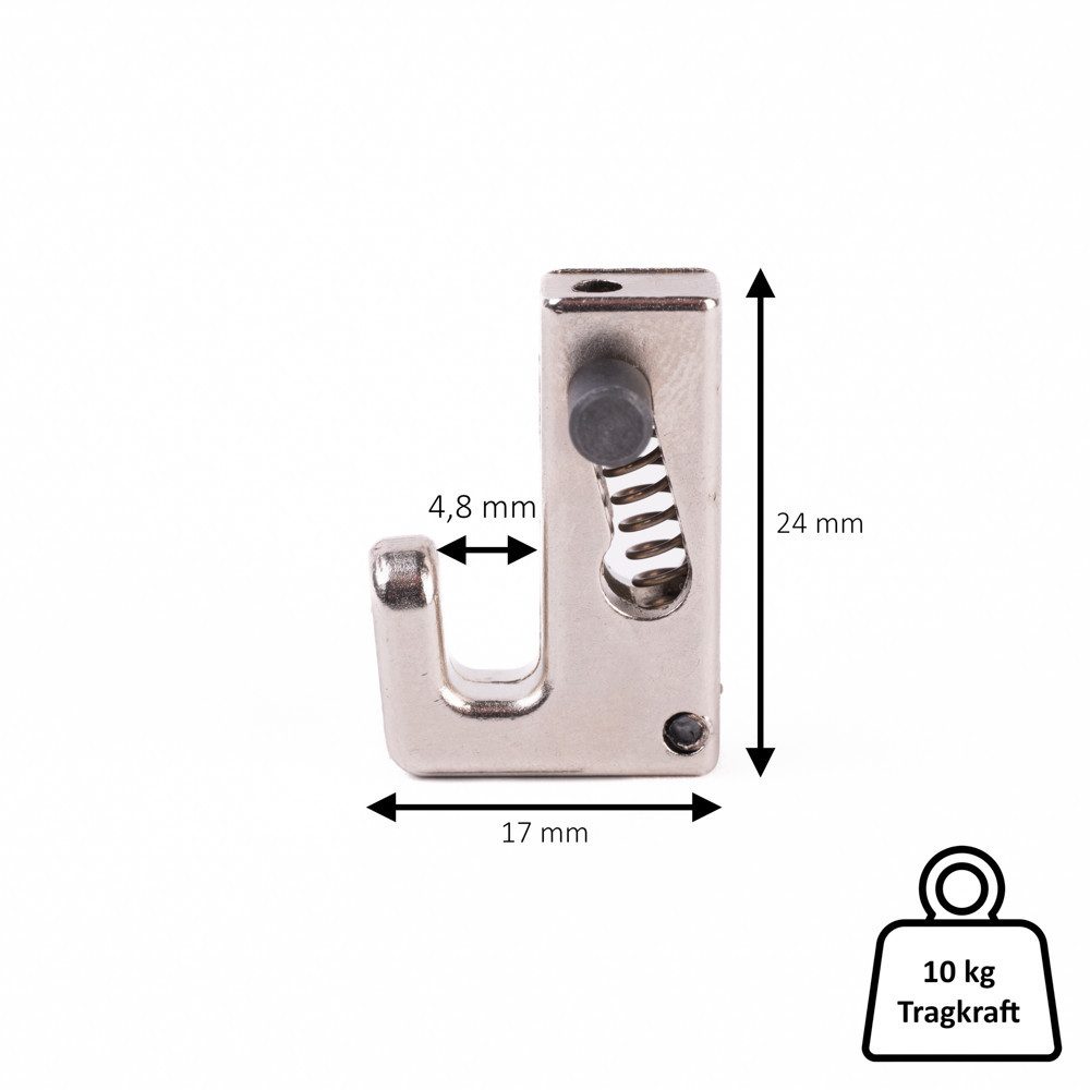 SOFT-RAIL Bilderschienenset Galerieschiene 4 Meter (2 x 2 m) COMFORT, Wandmontage, inkl. Montagematerial, Seile und Haken