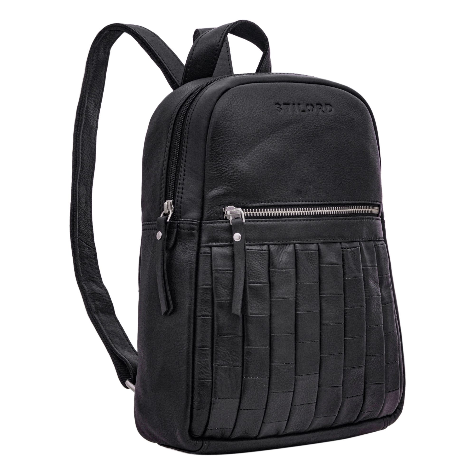 Cityrucksack "Ilda" Lederrucksack Damen klein