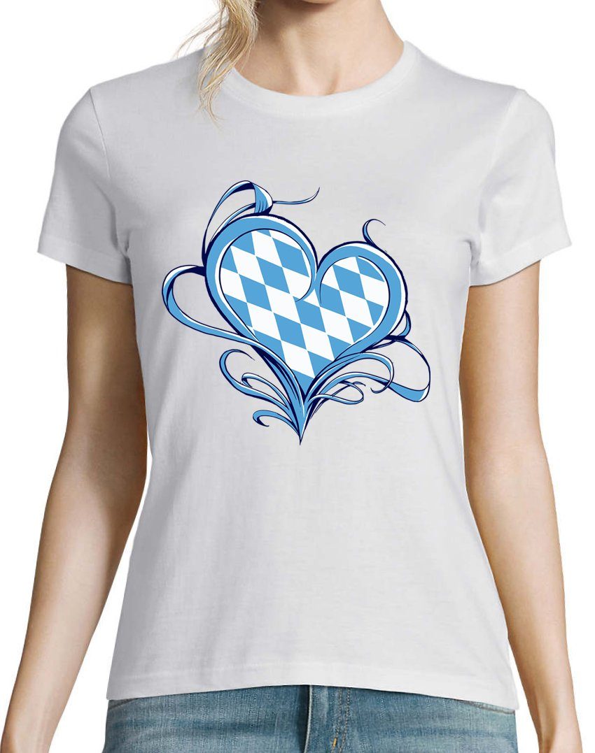 Youth Designz T-Shirt Bayern Herz Damen günstig online kaufen
