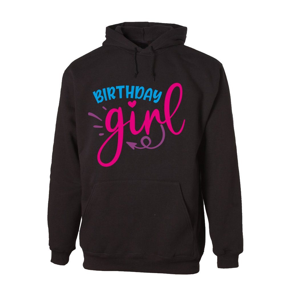 G-graphics Hoodie Birthday girl mit trendigem Frontprint, Aufdruck auf der Vorderseite, Spruch/Sprüche/Print/Motiv, zum Geburtstag, für jung & alt