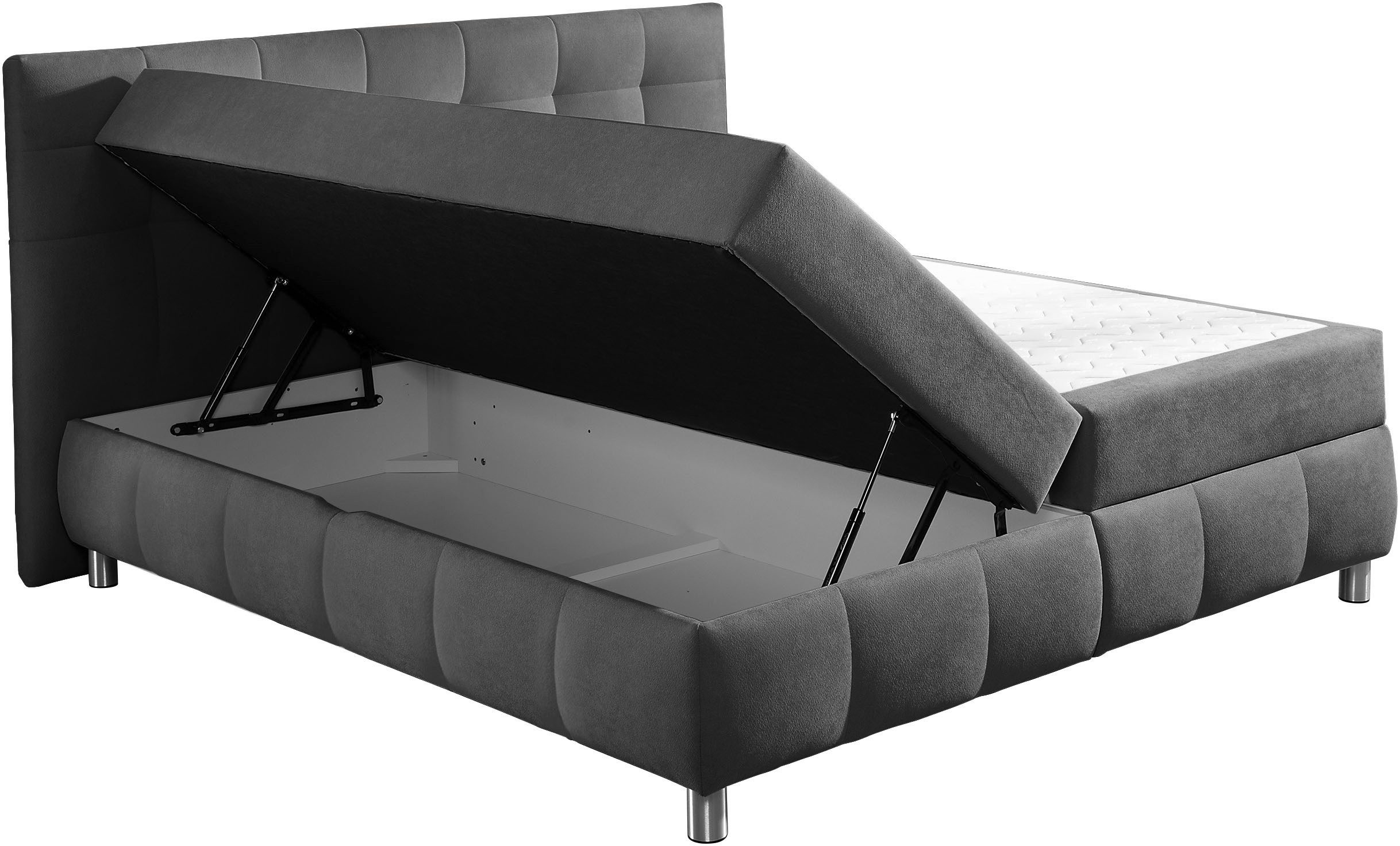 Home affaire Boxbett Marvao inkl. Bettkasten und Topper, Boxbett mit Bettkasten, inkl. Topper – Bild 5 von 5