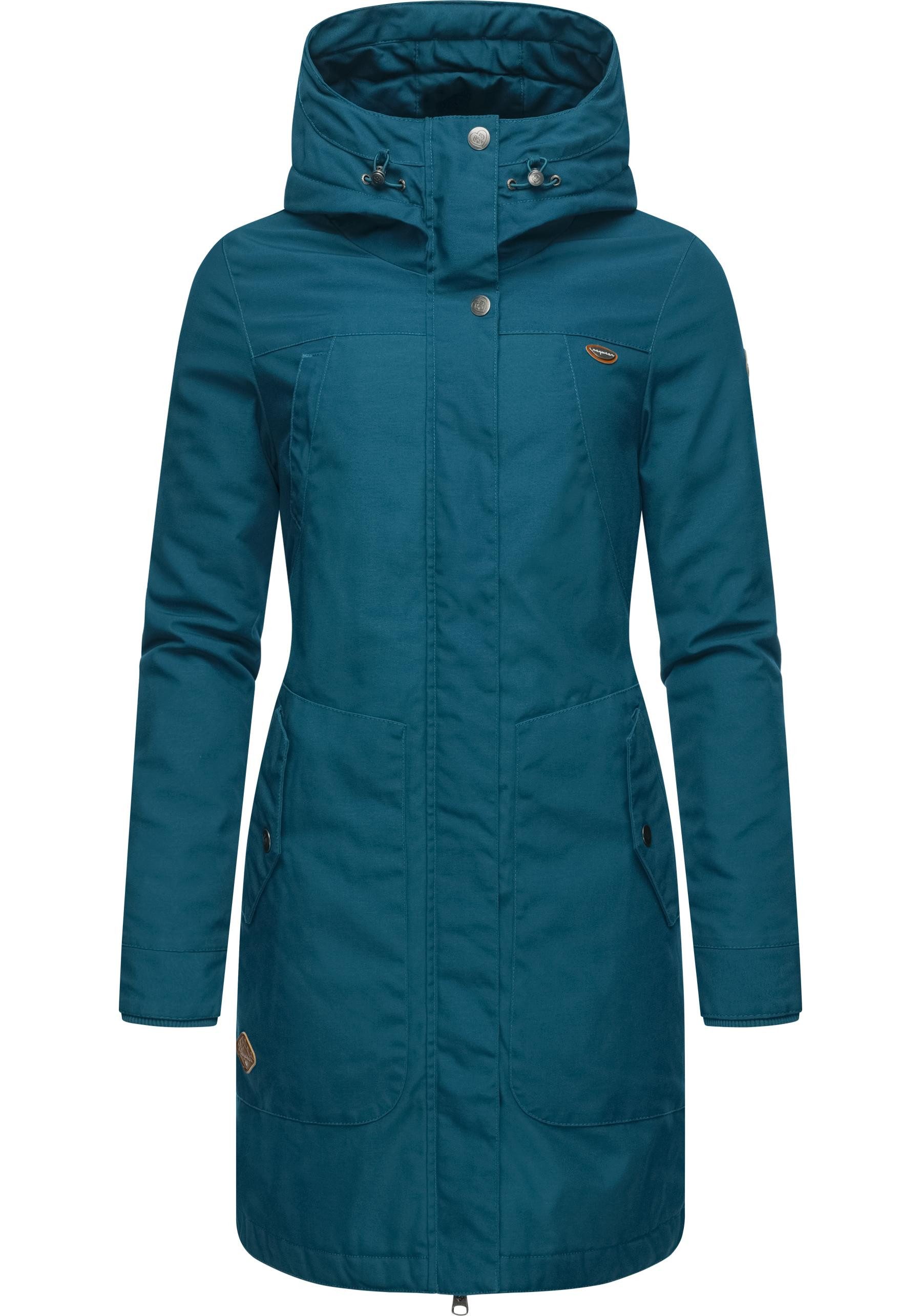 Ragwear Wintermantel Jannisa stylischer Damen Winterparka mit Kapuze günstig online kaufen