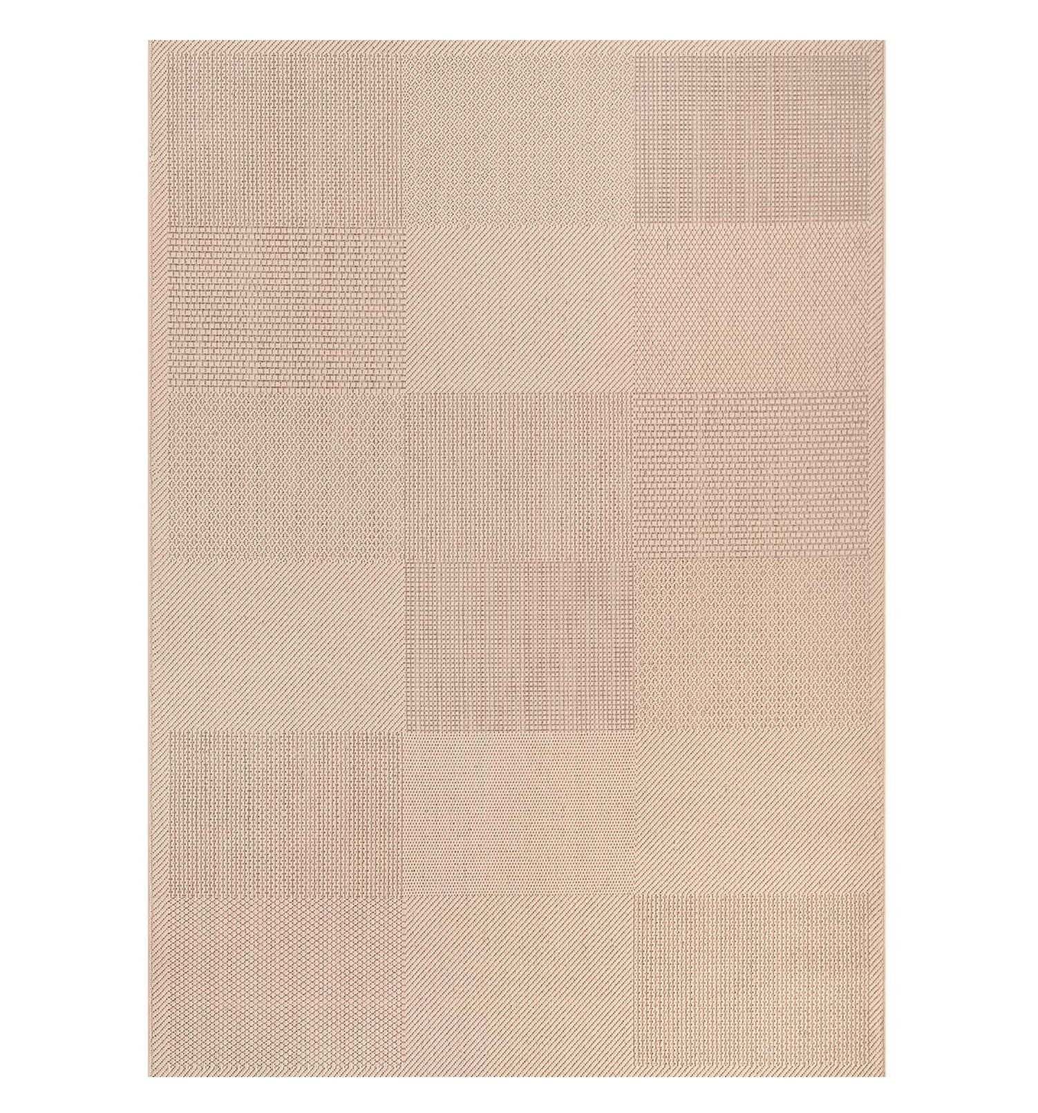 Vimoda Outdoorteppich Teppich Terrassen In- und Outdoor Flachgewebe In Beig günstig online kaufen