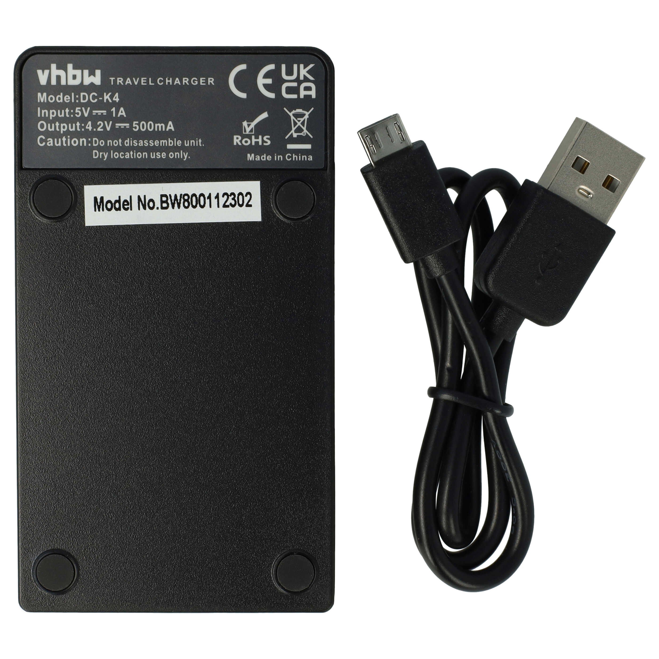 vhbw passend für Nikon Coolpix P1, S50c, S2, S52c, S1, S52, S5, S3, S6, P2, Kamera-Ladegerät