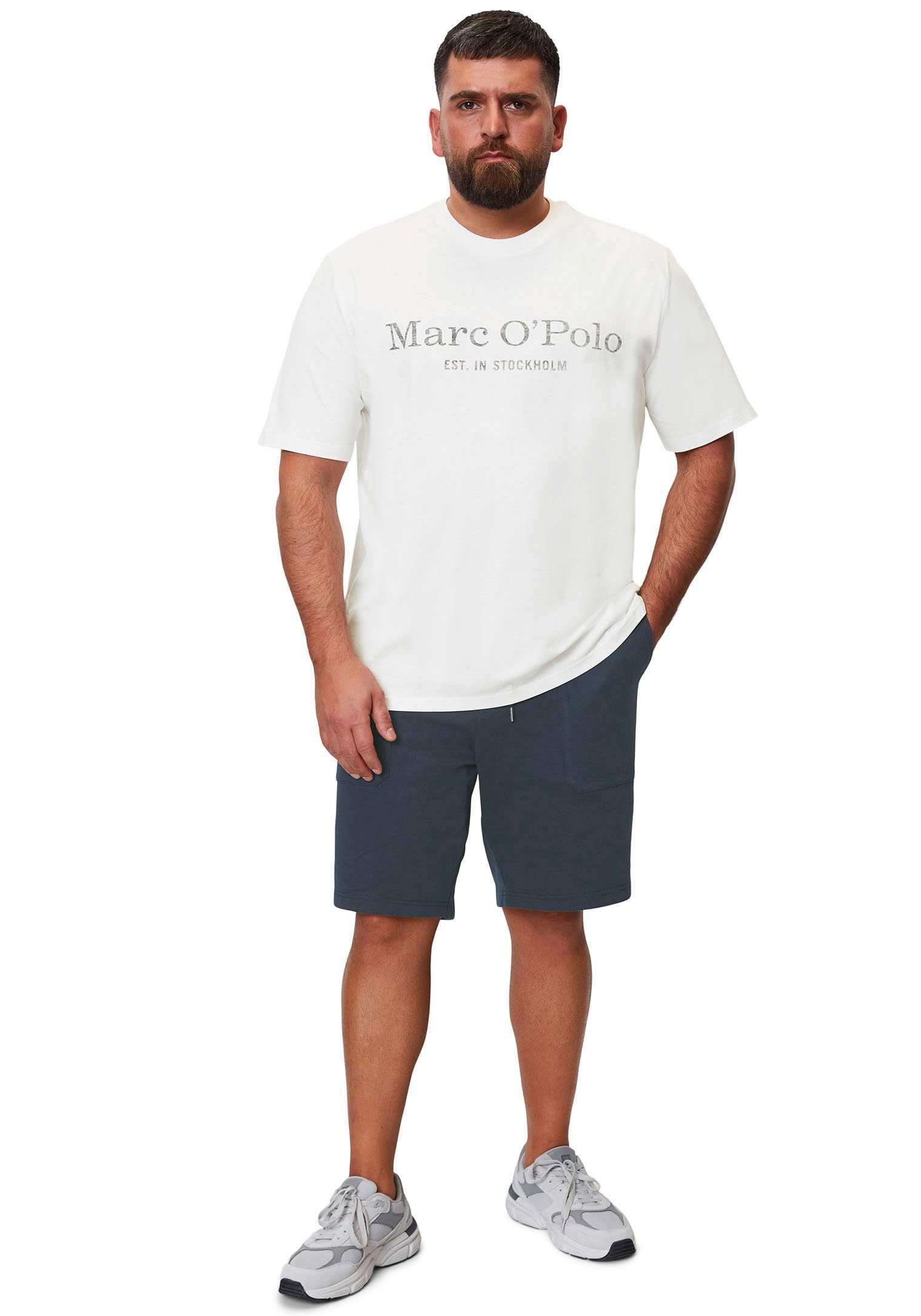 T-Shirt in white O'Polo Big&Tall-Größen Marc