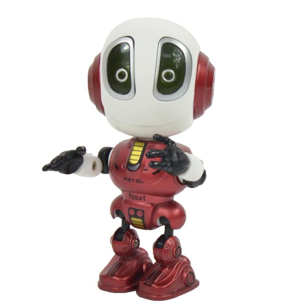 Kögler Actionfigur Die Cast Roboter mit Sound und Licht & Laberfunktion 12 x 5,5 cm rot