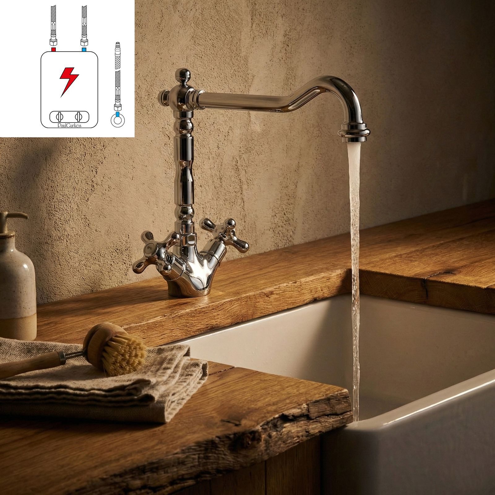 PaulGurkes Küchenarmatur PG59T4-ND (Armatur)