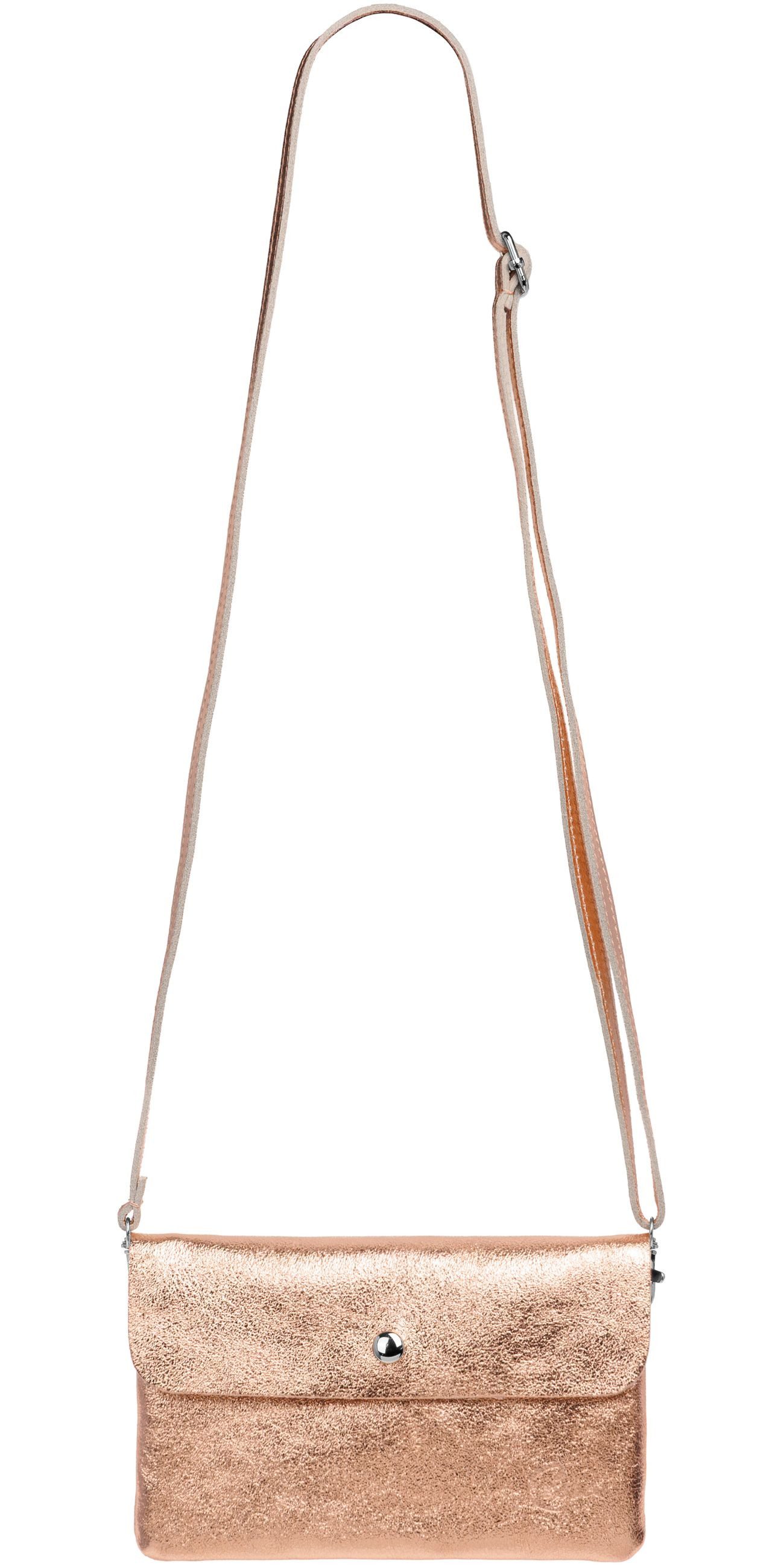 Caspar Umhängetasche Mini Leder Clutch Damen Handtasche - CLASSIC LINE - Mo günstig online kaufen