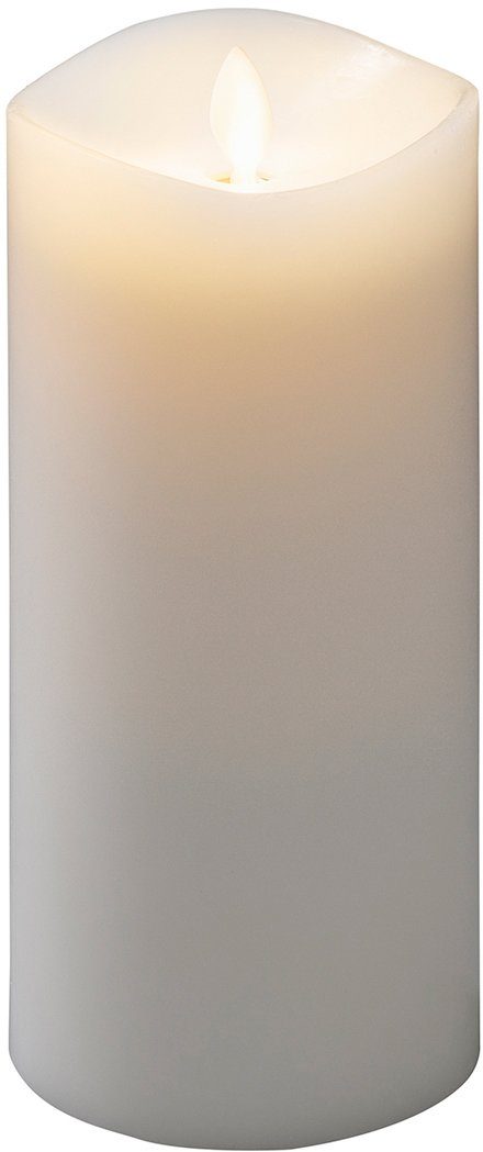 KONSTSMIDE LED-Kerze (1-tlg), Duftkerze, weiß, flackernd, mit Lavendel-Duftpad,Ø 9 cm, Höhe: 18 cm. € 36,15