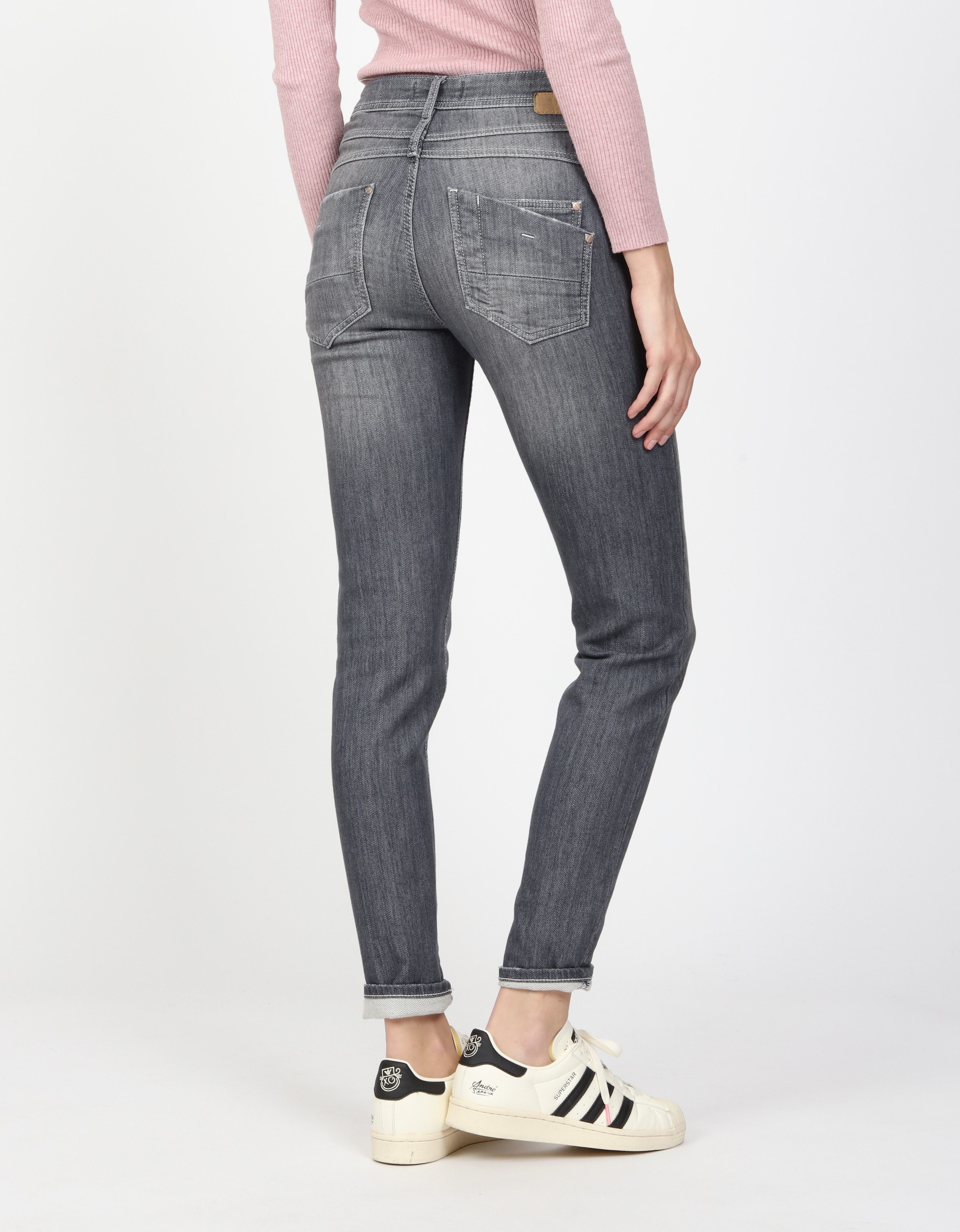 GANG Relax-fit-Jeans 94AMELIE mit Used-Effekten günstig online kaufen