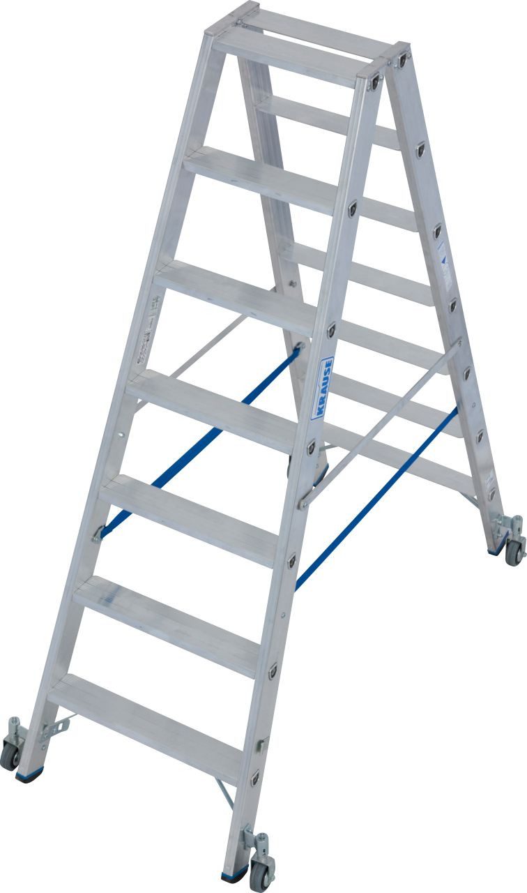 KRAUSE Double Ladder Krause Aluminium Double Ladder STABILO Mobile 3.20