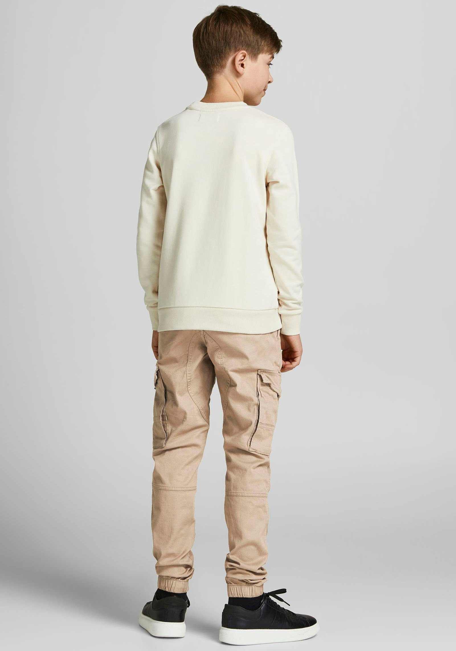 Jack & Jones Junior Cargohose JPSTPAUL JJFLAKE 1075 CROCKERY NOOS JNR