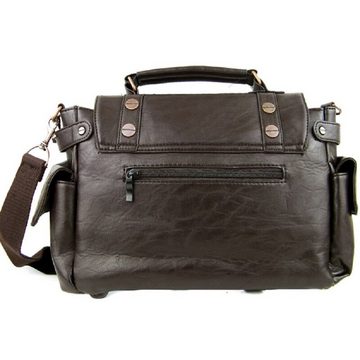 Banned Schultertasche Brown Copper, Steampunk Optik