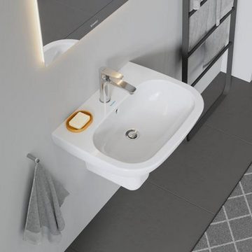 Duravit Einbauwaschbecken Duravit Waschtisch D-CODE m ÜL HLB 1 HL