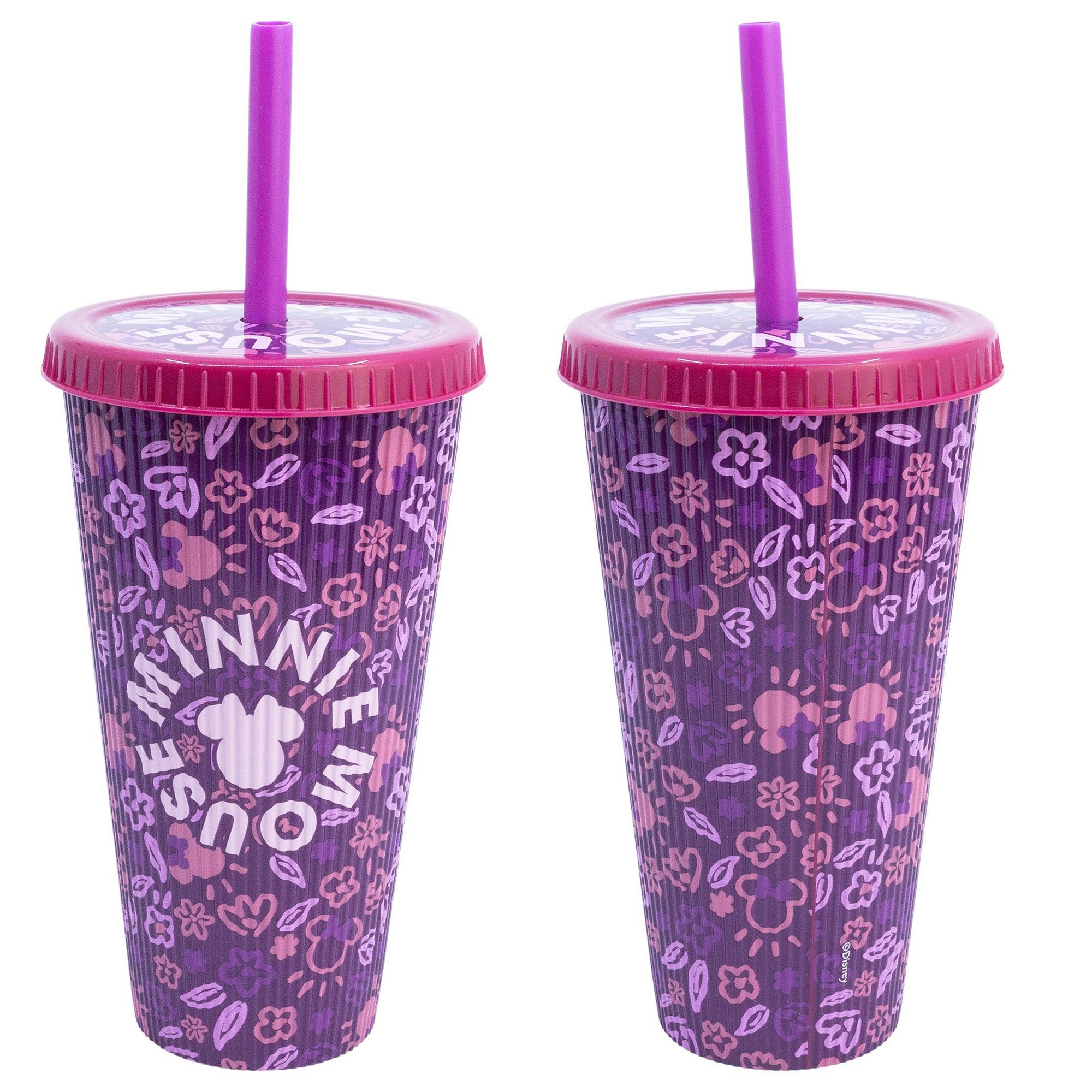Disney Coffee-to-go-Becher Disney Minnie Maus XL Kaffeebecher Becher To-Go Halm 790 ml, 1-tlg.