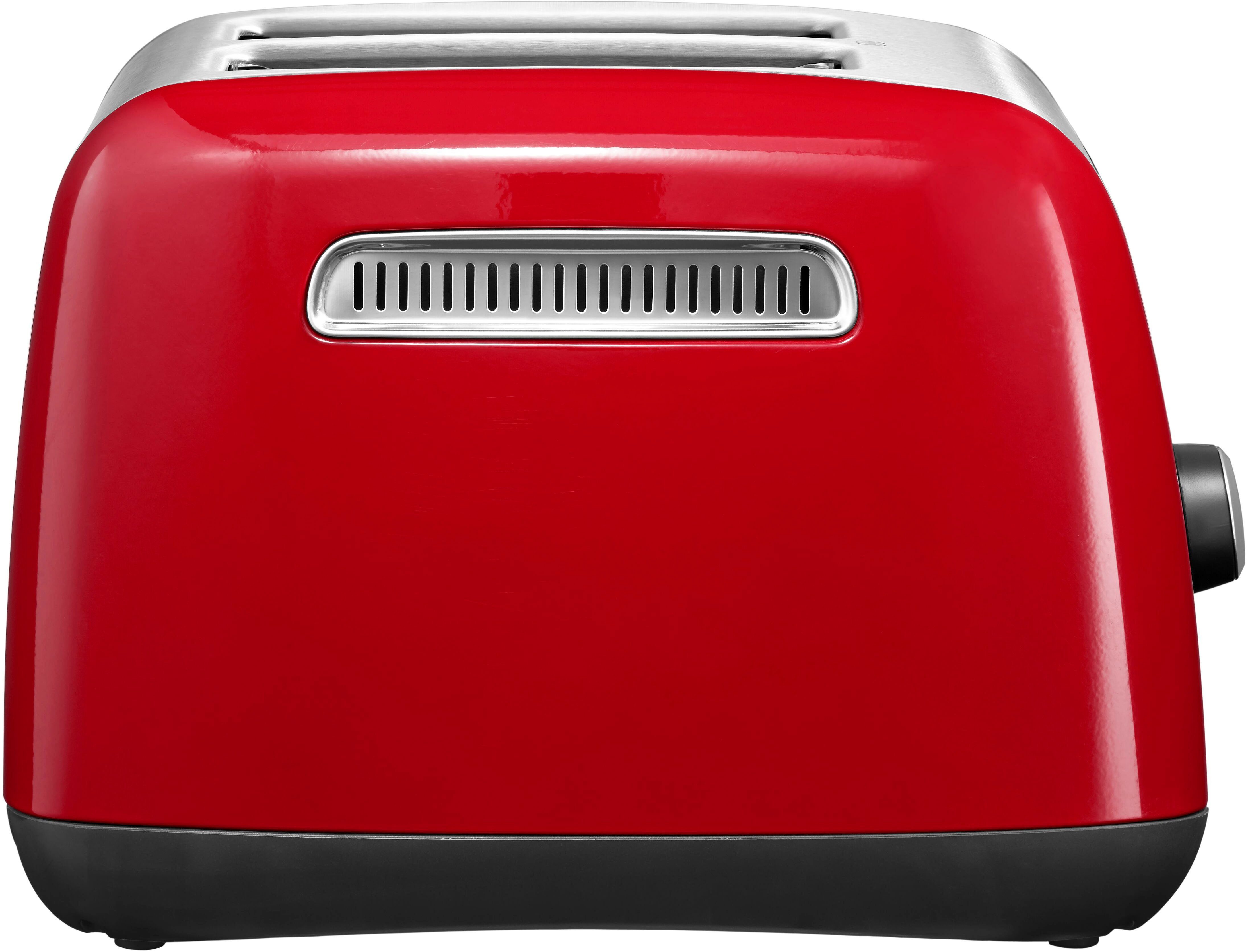 KitchenAid Toaster 5KMT221EER Empire Rot, 2 kurze Schlitze, für 2 Scheiben, 1100 W