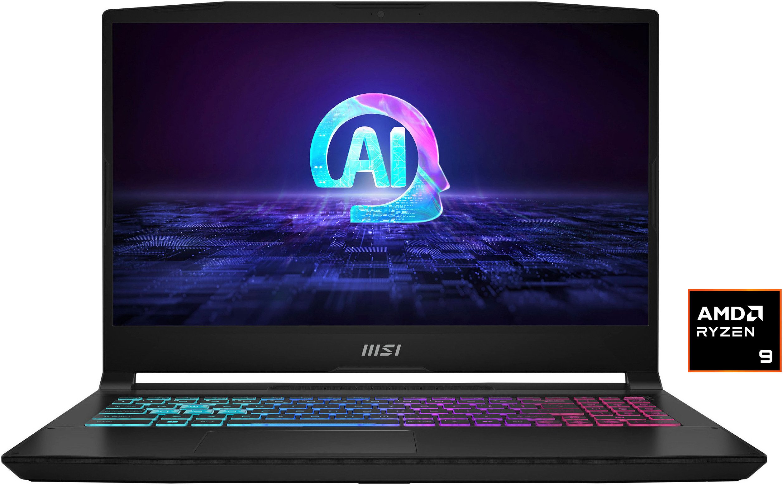 MSI Katana A15 AI B8VG-490 Gaming-Notebook (39,6 cm/15,6 Zoll, AMD Ryzen 9 8945HS, GeForce RTX 4070, 16 GB, 1000 GB SSD)