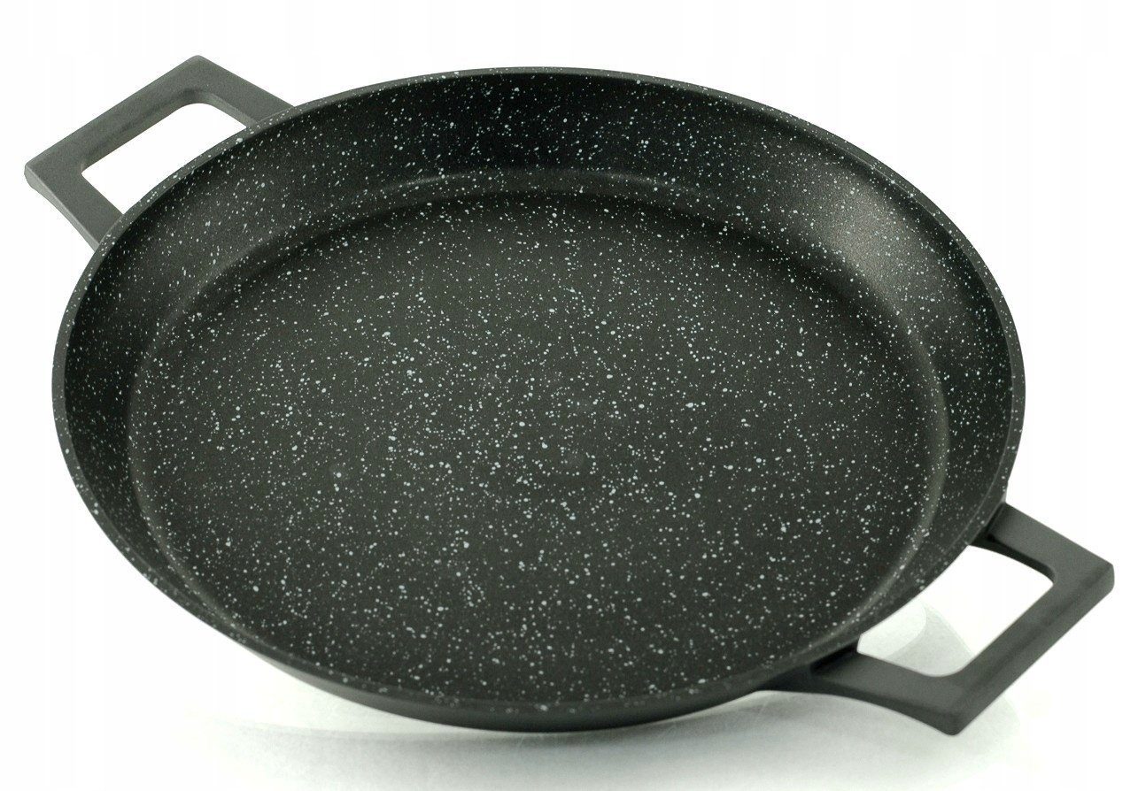 Cheffinger Paellapfanne Paellapfanne Grillpfanne Bratpfanne Pfanne Ø36cm Alu-Guss Cheffinger, Material: Aluminium