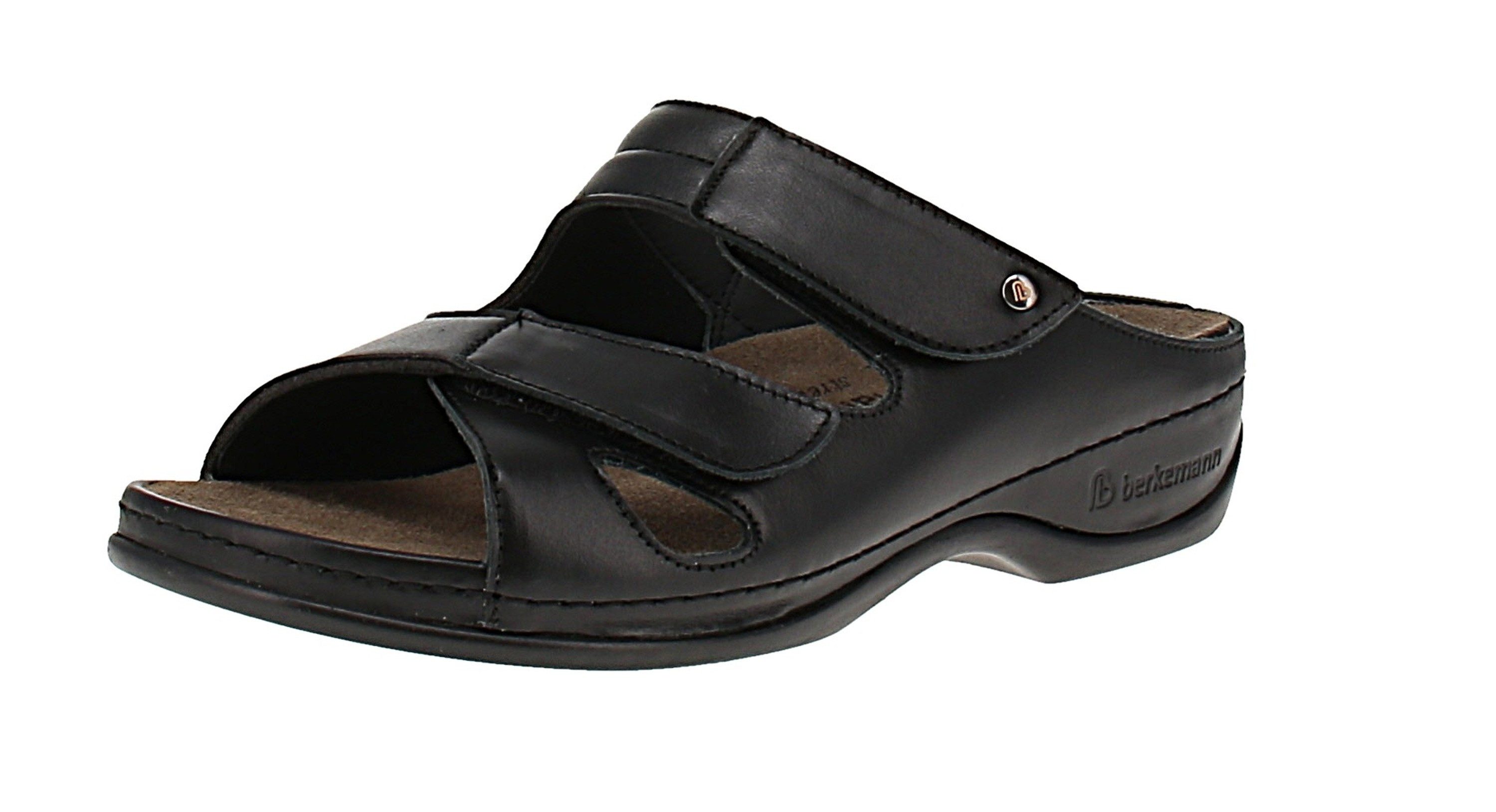 BERKEMANN Berkemann 01027 Janna - Damen Pantolette - 906-Schwarz Sandale