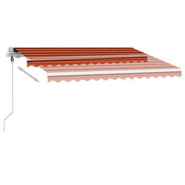 vidaXL Markise Standmarkise Automatisch 300x250 cm Orange/Braun