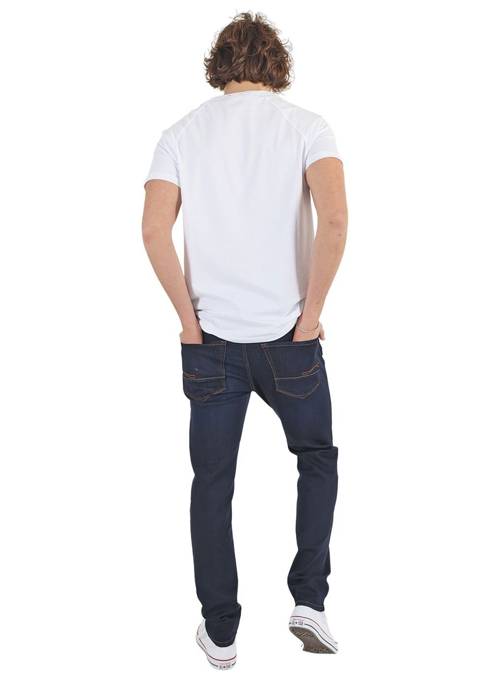 Blue Stretch Denim mit Maracabo of RICARDO Straight-Jeans Miracle