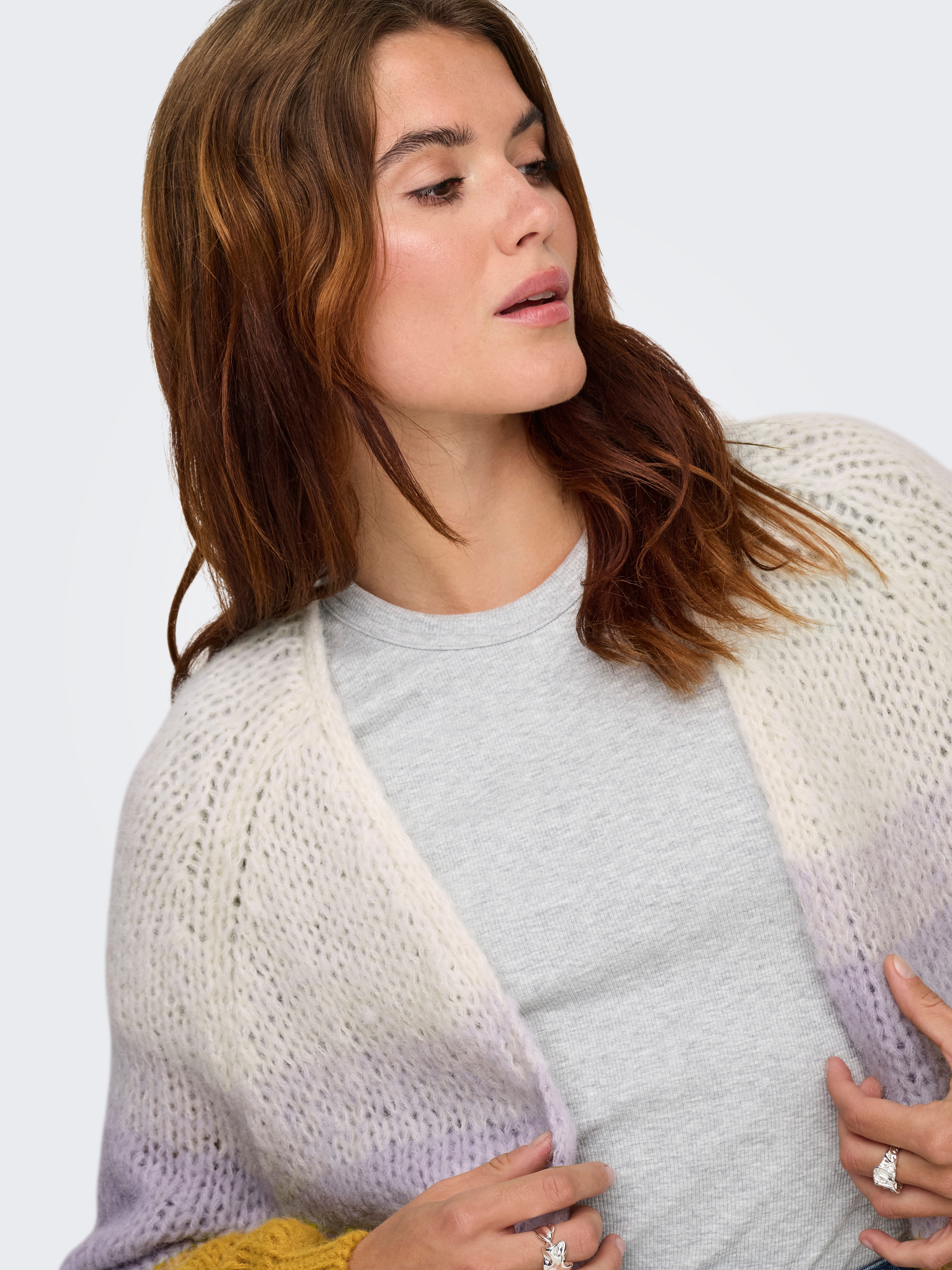 ONLY Strickjacke ONLALYSSA LIFE LS OPEN CARDIGAN CC KNT