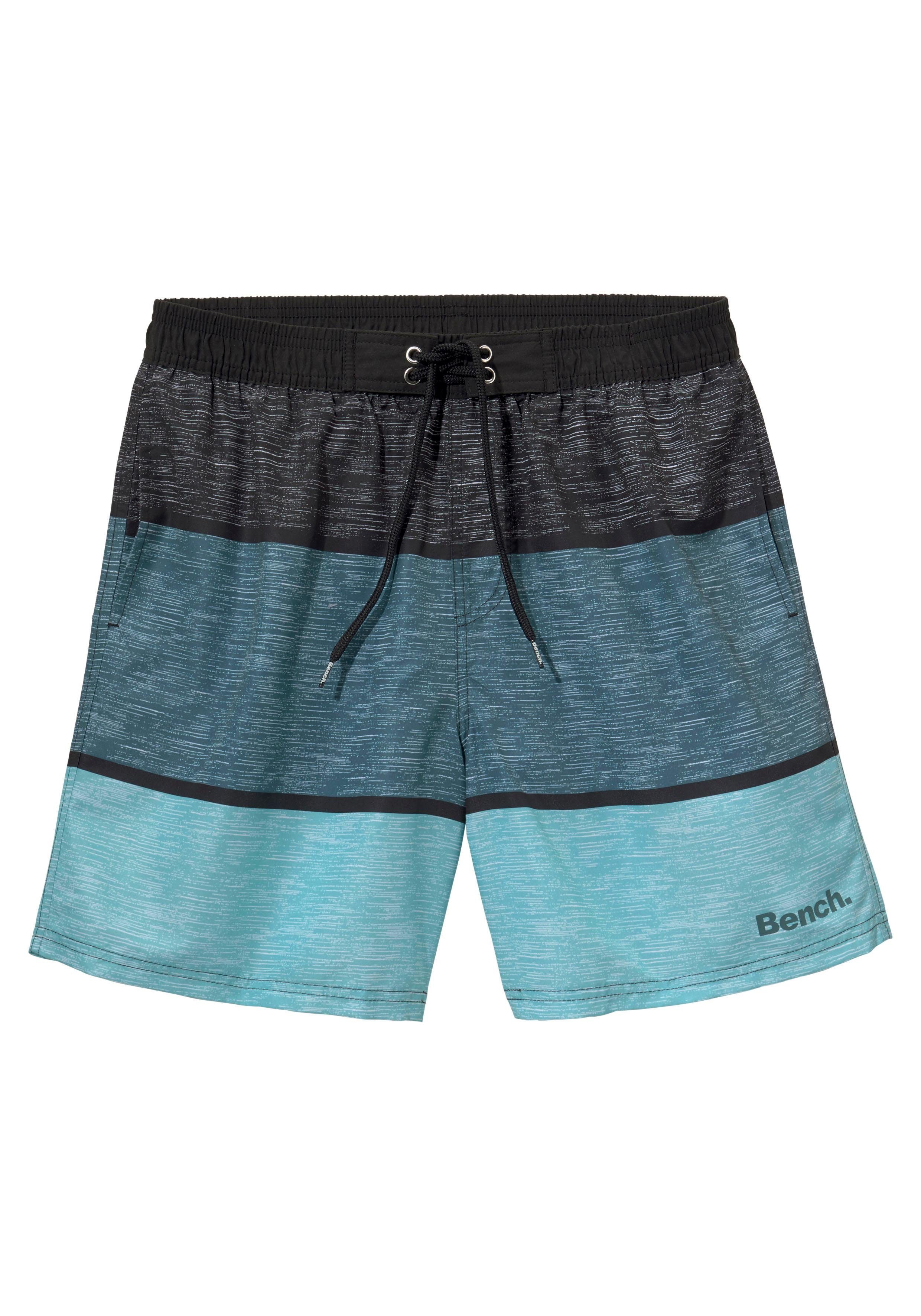 Bench. Badeshorts Melangeoptik mit Mac Kids