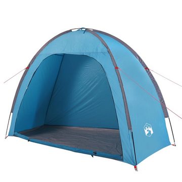 vidaXL Kuppelzelt Zelt Campingzelt Beistellzelt Blau Wasserdicht