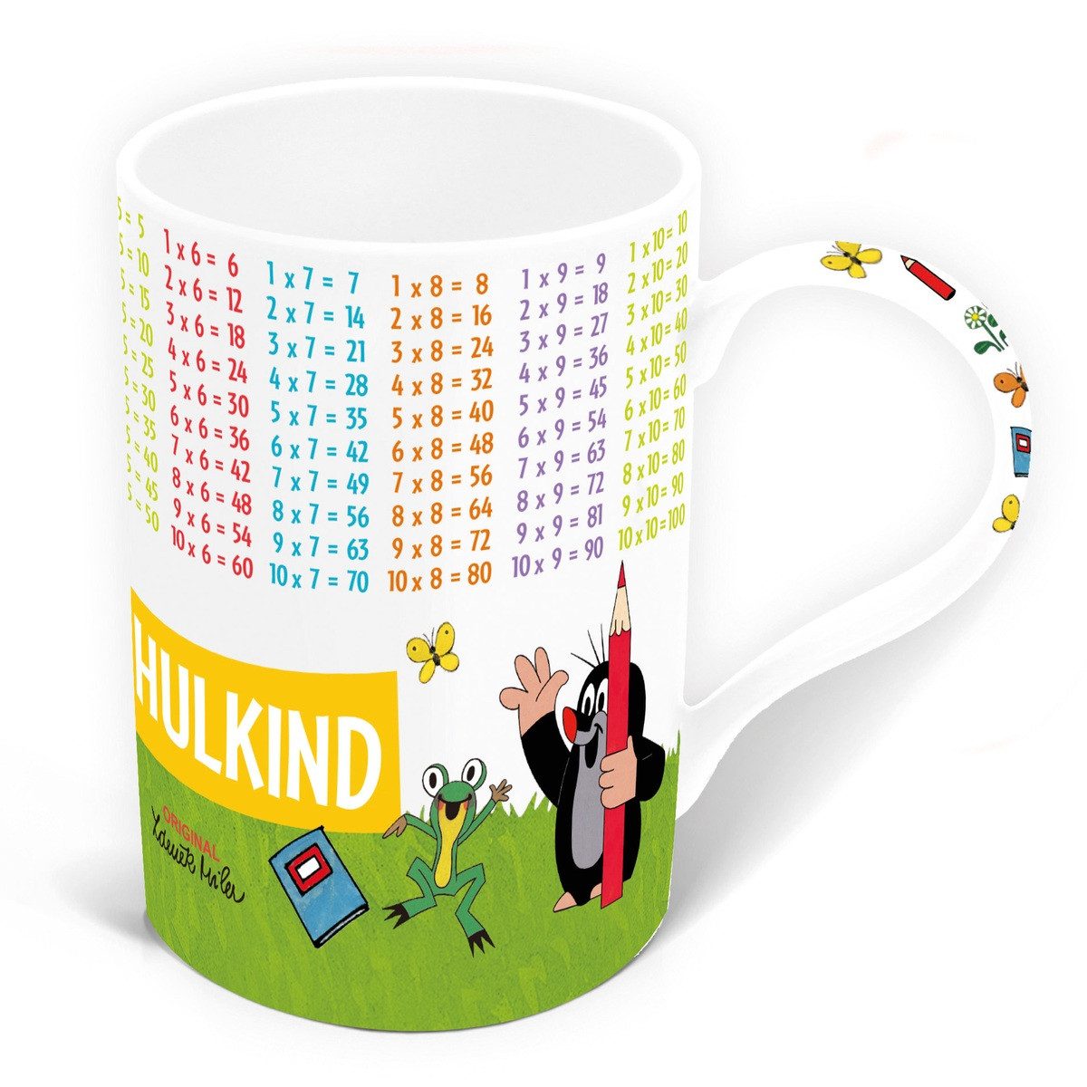 Trötsch Verlag Kindergeschirr-Set TRÖTSCH Lerntasse Der kleine Maulwurf kleines 1x1