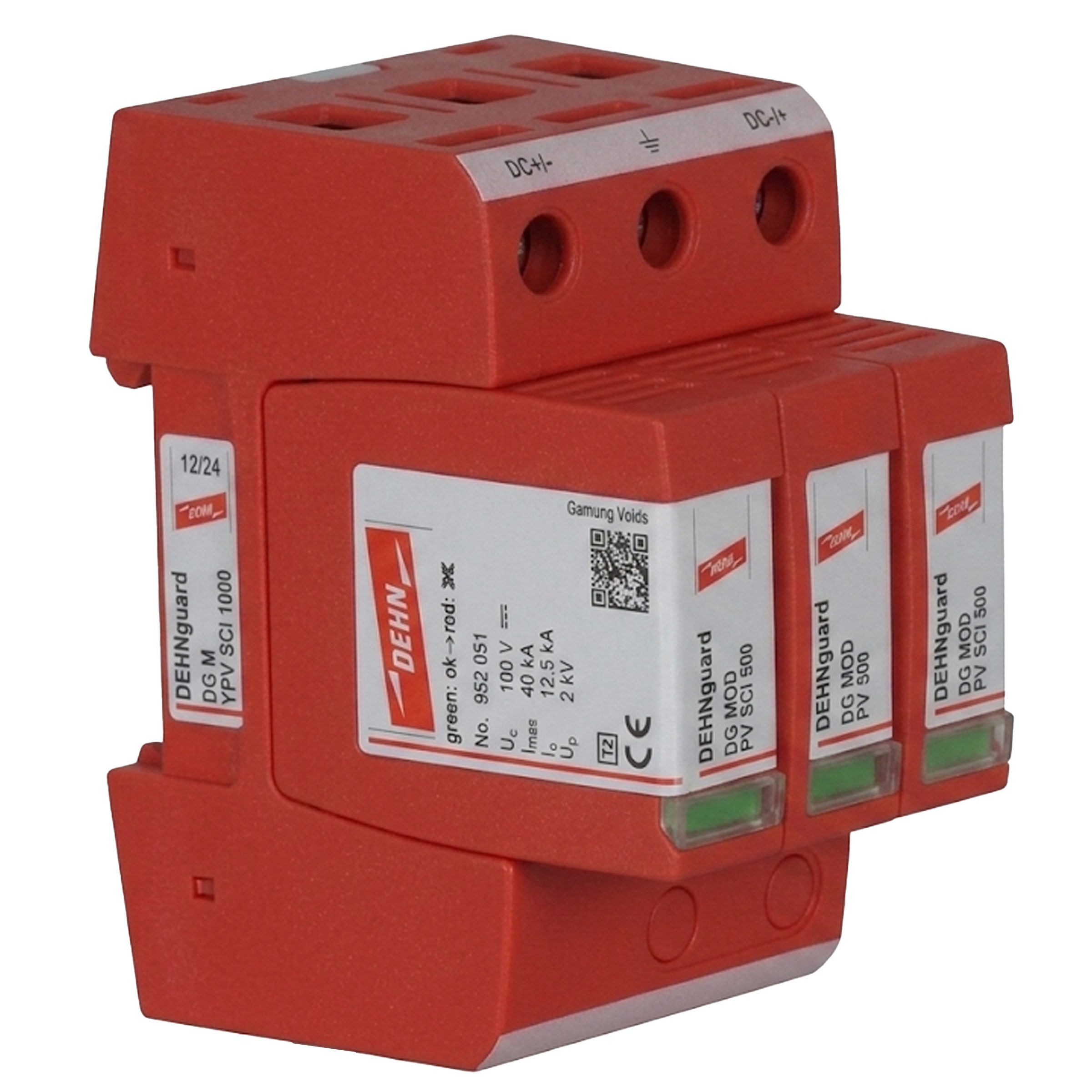 DEHN Sicherungshalter DEHN PV Überspannungsableiter Typ 2 1000V FM, (1-St)