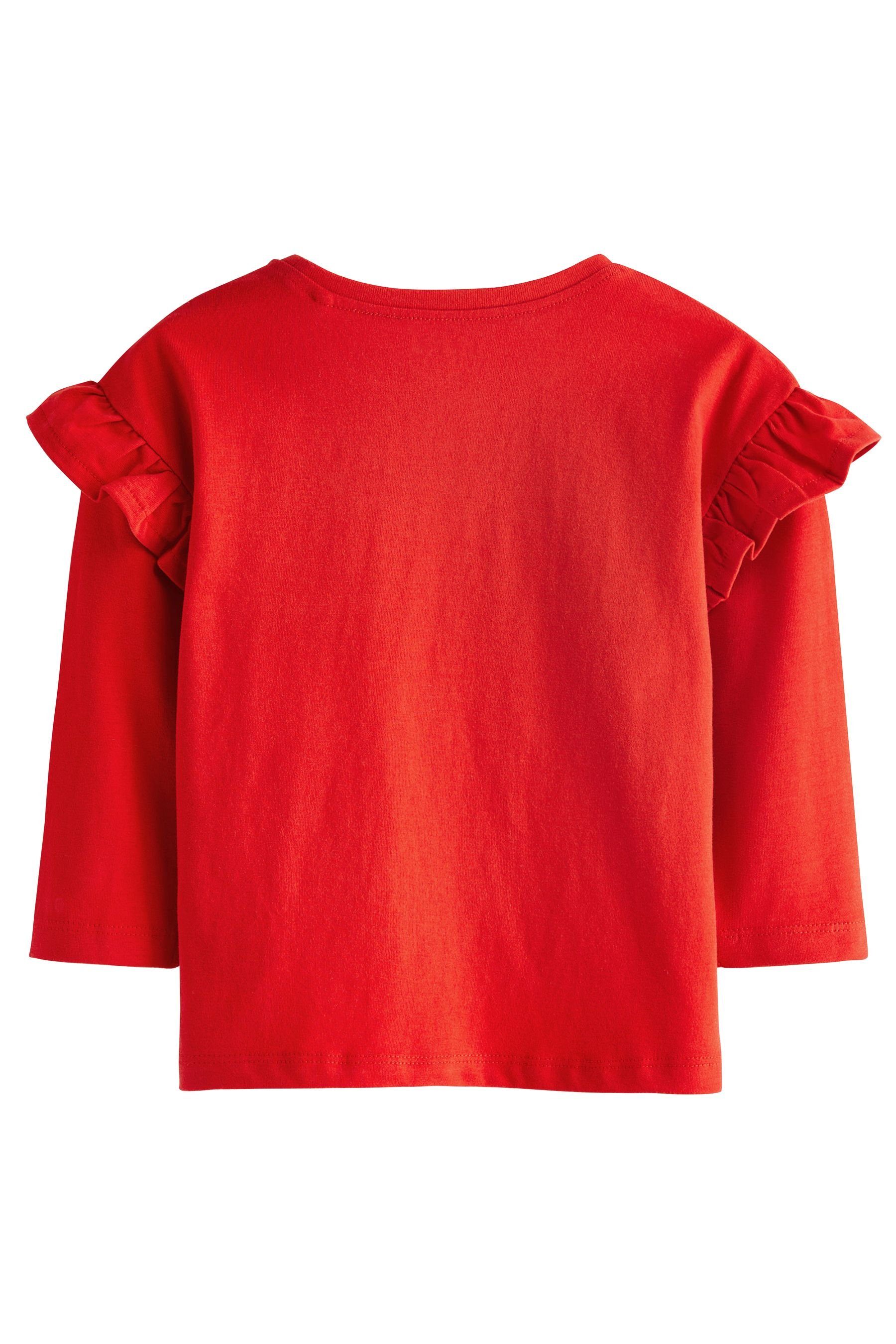 Next (1-tlg) Weihnachtsmotiv mit Red T-Shirt T-Shirt
