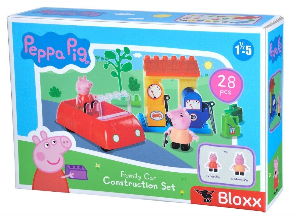 BIG Spielzeug Steckbausteine Bloxx Bahnhof Peppa Pig 15 Teile 800057072 