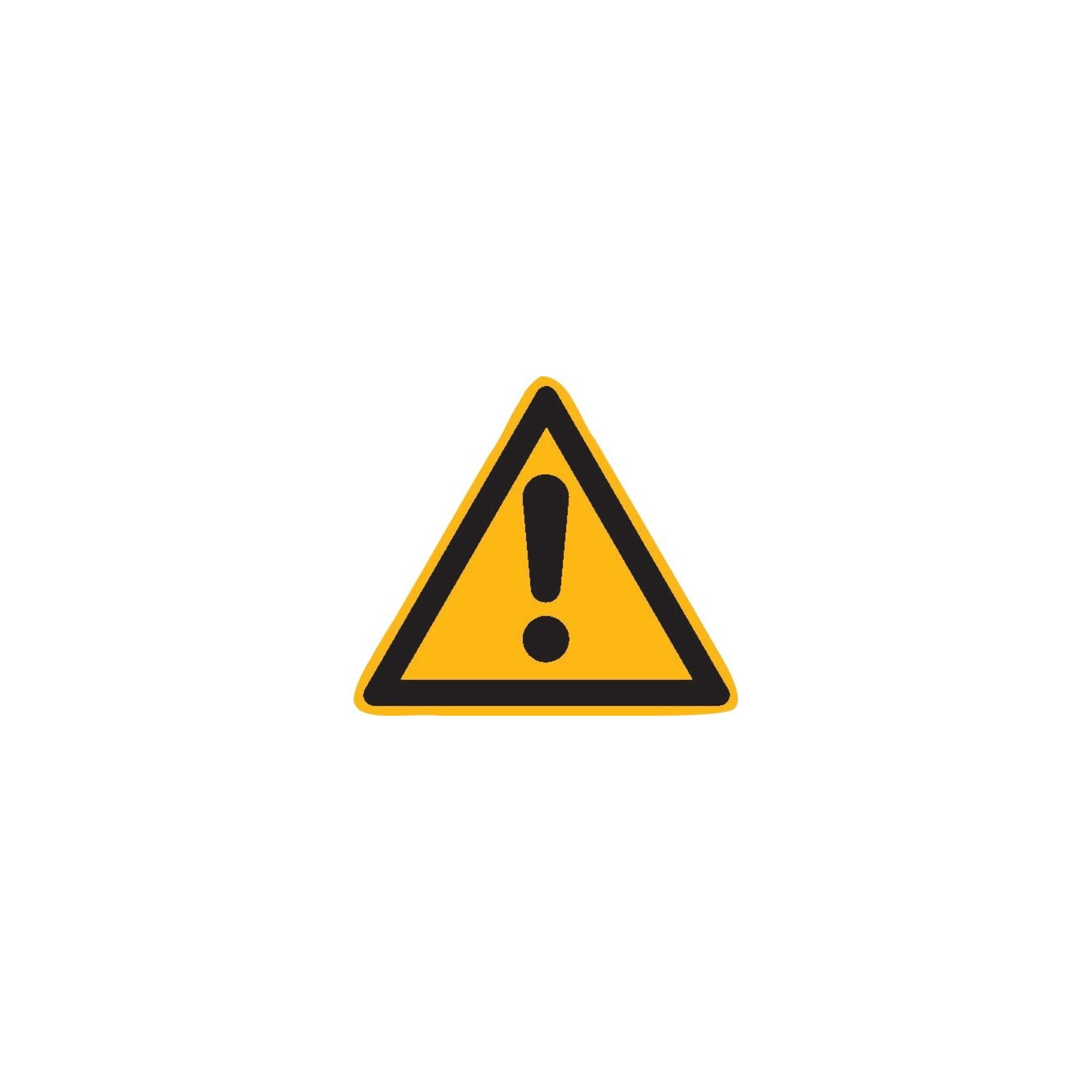 wolk SafetyMarking Warnschild Folie SL 200 mm Warnung vor einer Gefahrenste