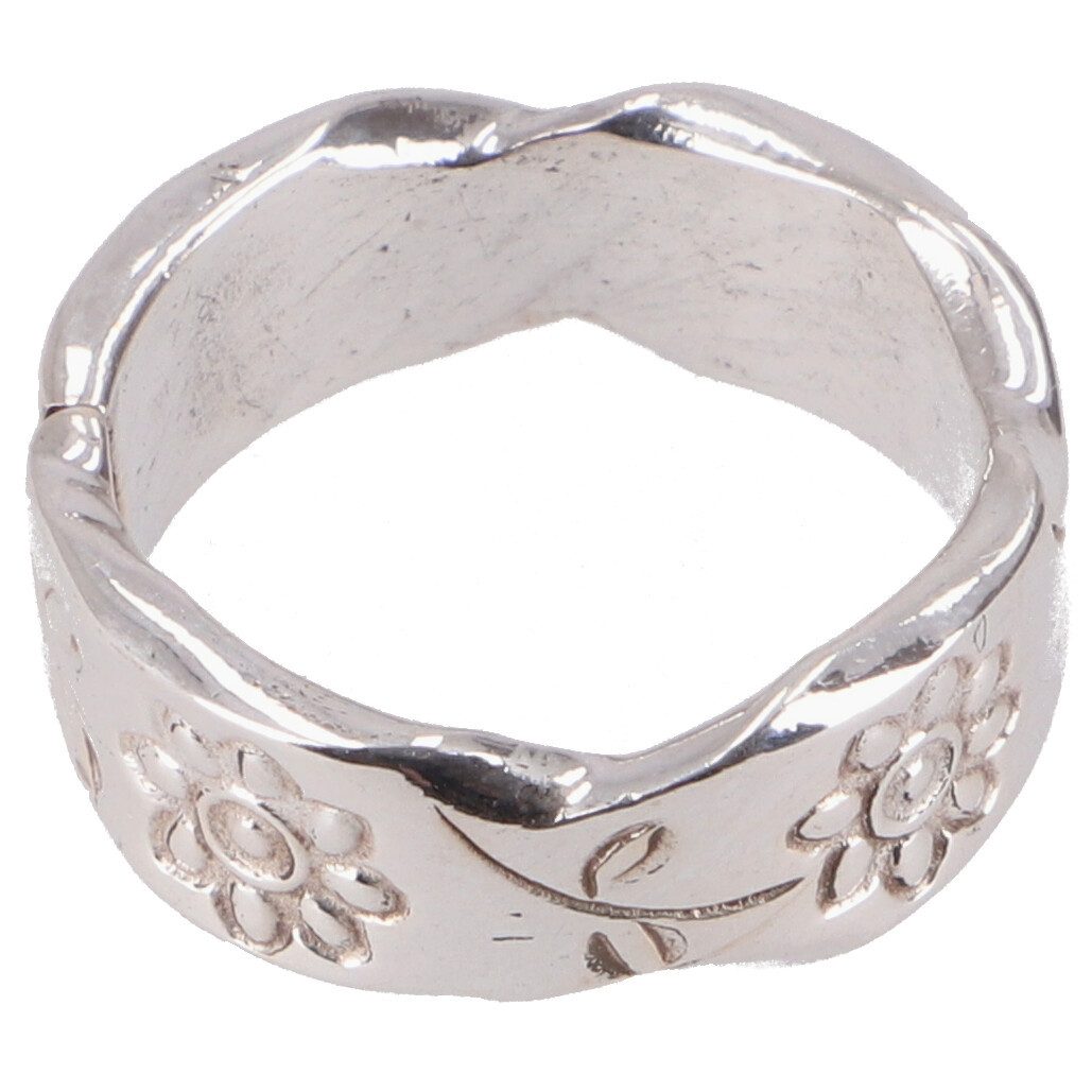 Guru-Shop Silberring Silberring, Boho Style Ethno Ring, Daumenring -..