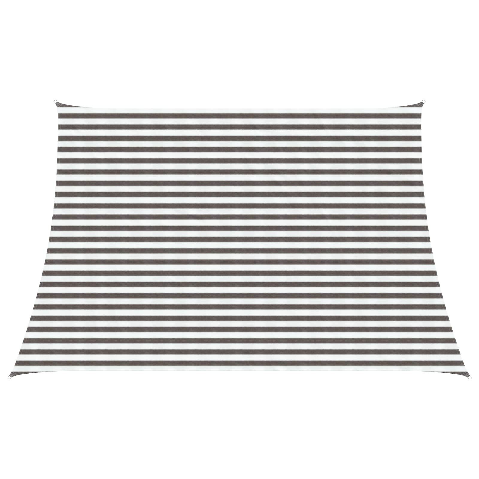 Sonnensegel Sonnensegel Hellgrau und Weiß 3 / 4 x 3 m HDPE