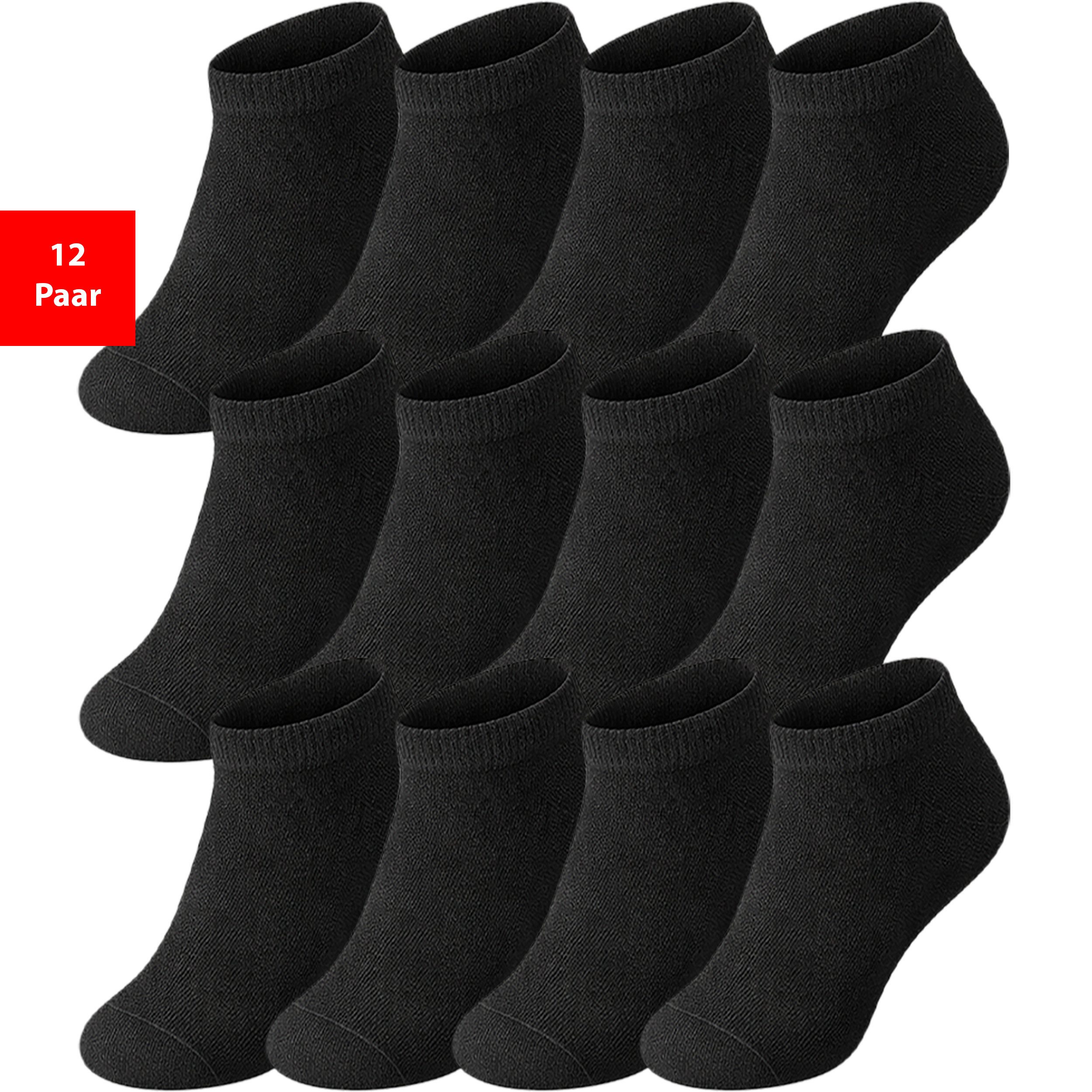 Sneakersocken Herren & Damen Premium Sneaker Socken mit Komfortbund ohne Gummidruck