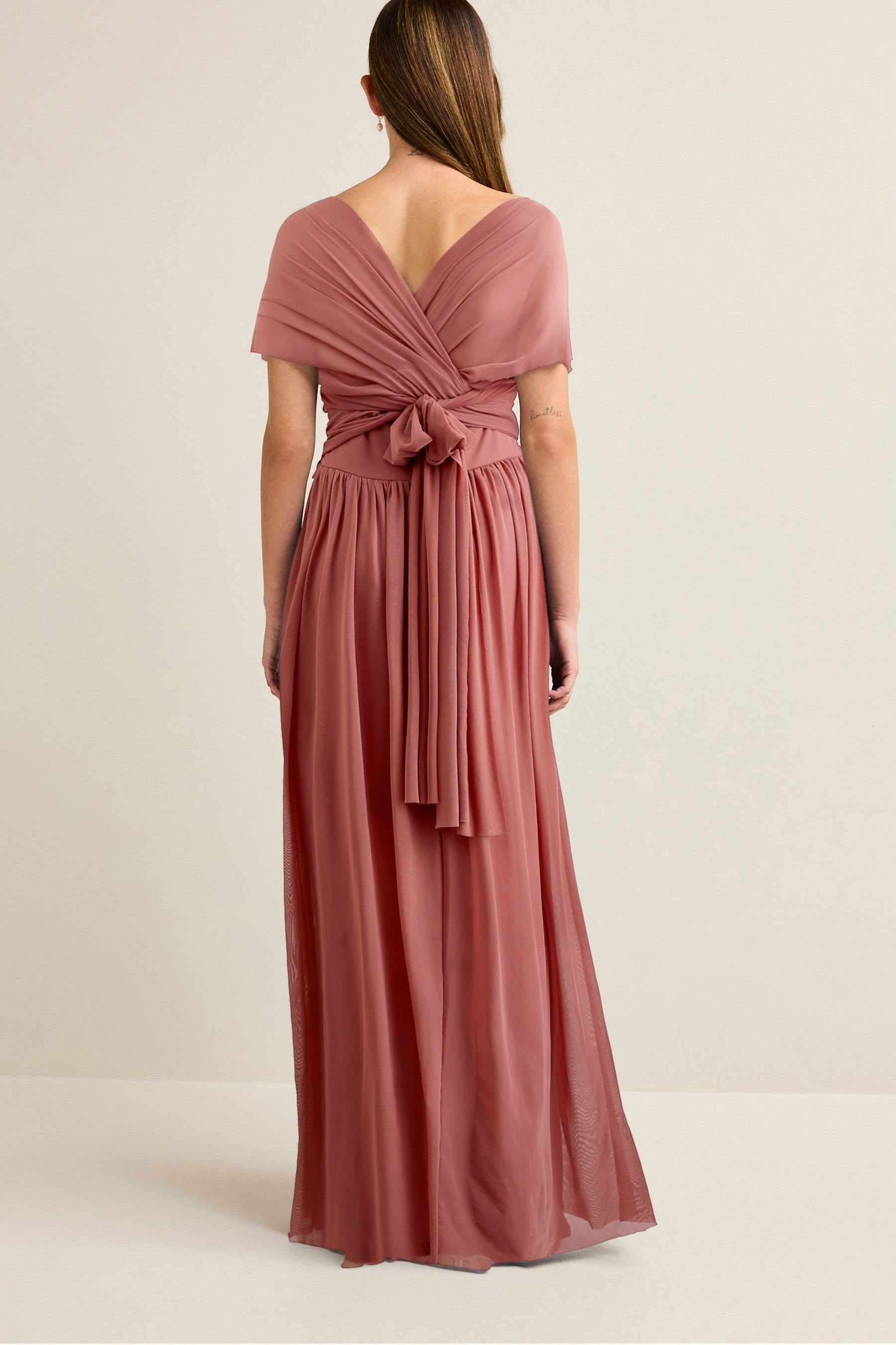 Next Partykleid Multiway-Brautjungfernkleid aus Mesh (1-tlg) günstig online kaufen