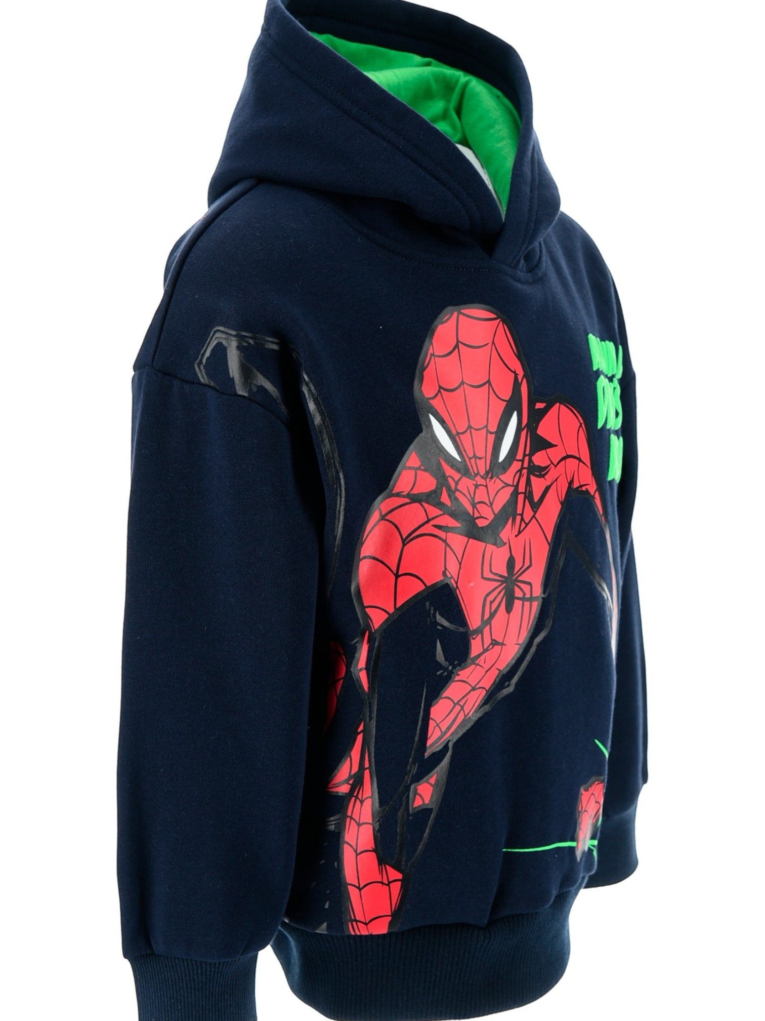 Spiderman Hoodie Marvel Jungen Kapuzenpullover Größe 98 -128 cm – Bild 4 von 5