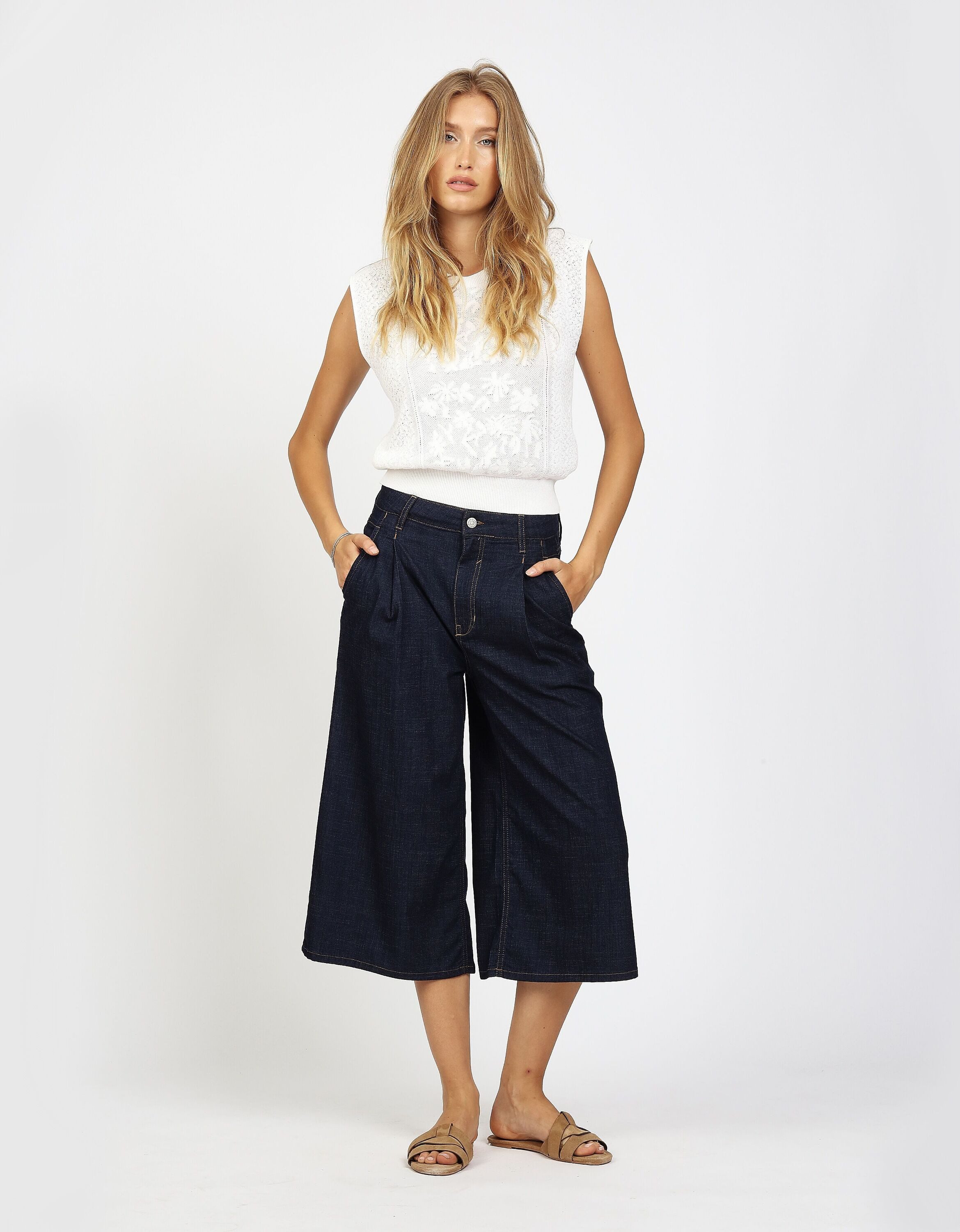 GANG 5-Pocket-Jeans 94WANDA CULOTTE im 5-Pocket Style