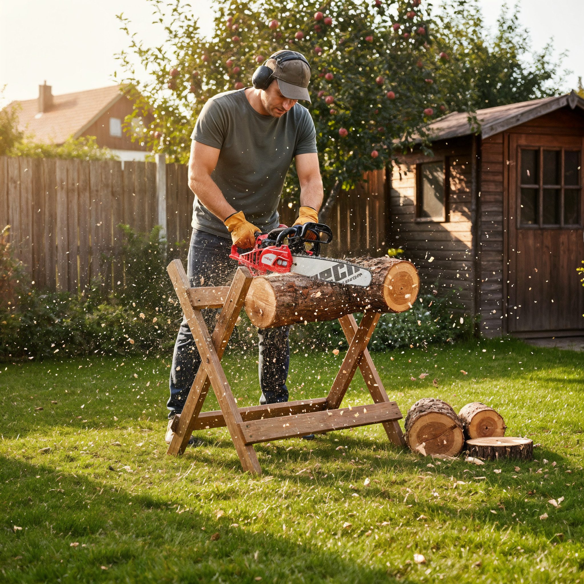 Hecht Benzin-Kettensäge 924 R, 30,00 cm Schwertlänge, 27 cm Schnittlänge - günstig online kaufen